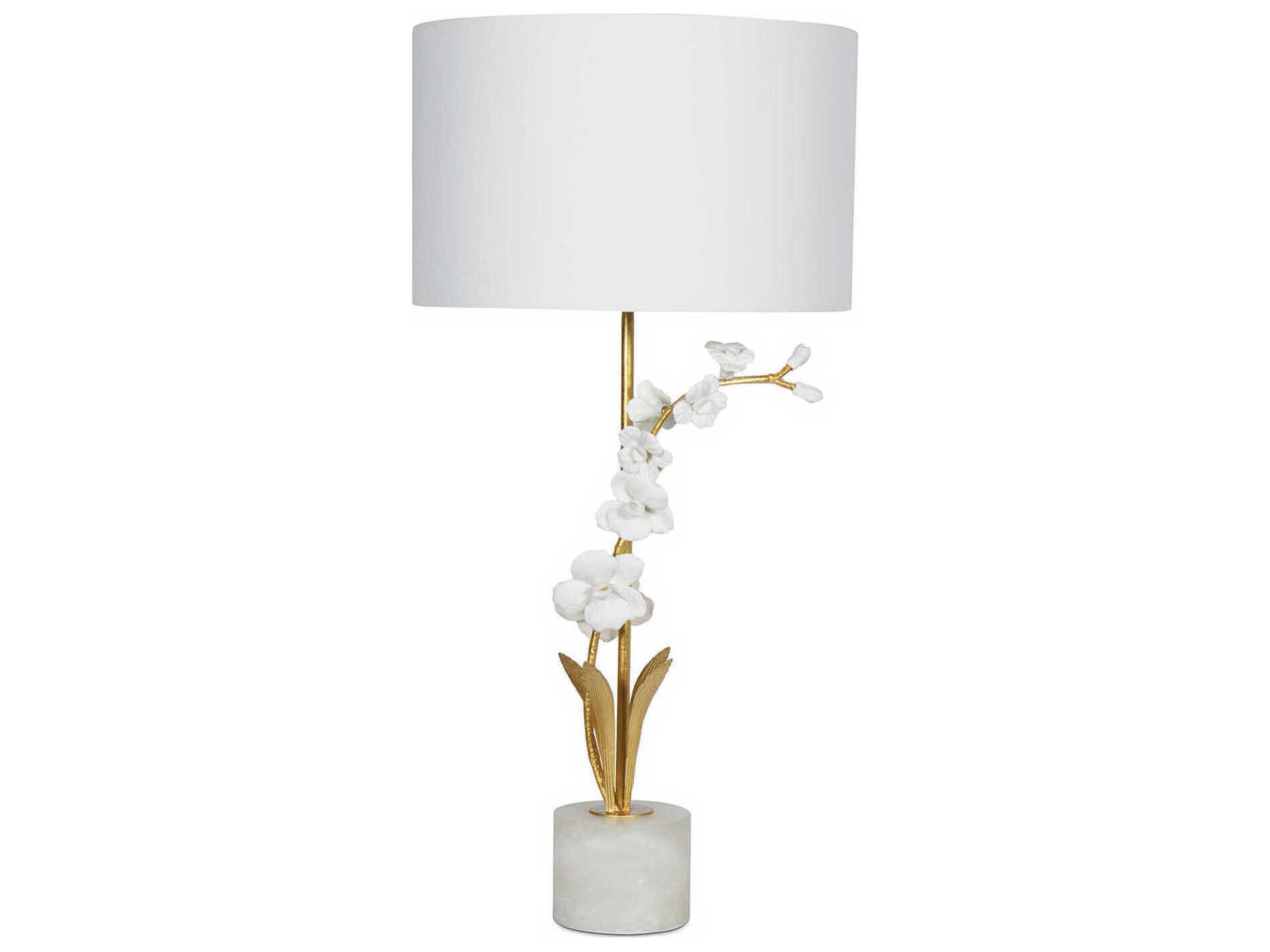 Thylane White Buffet Lamp