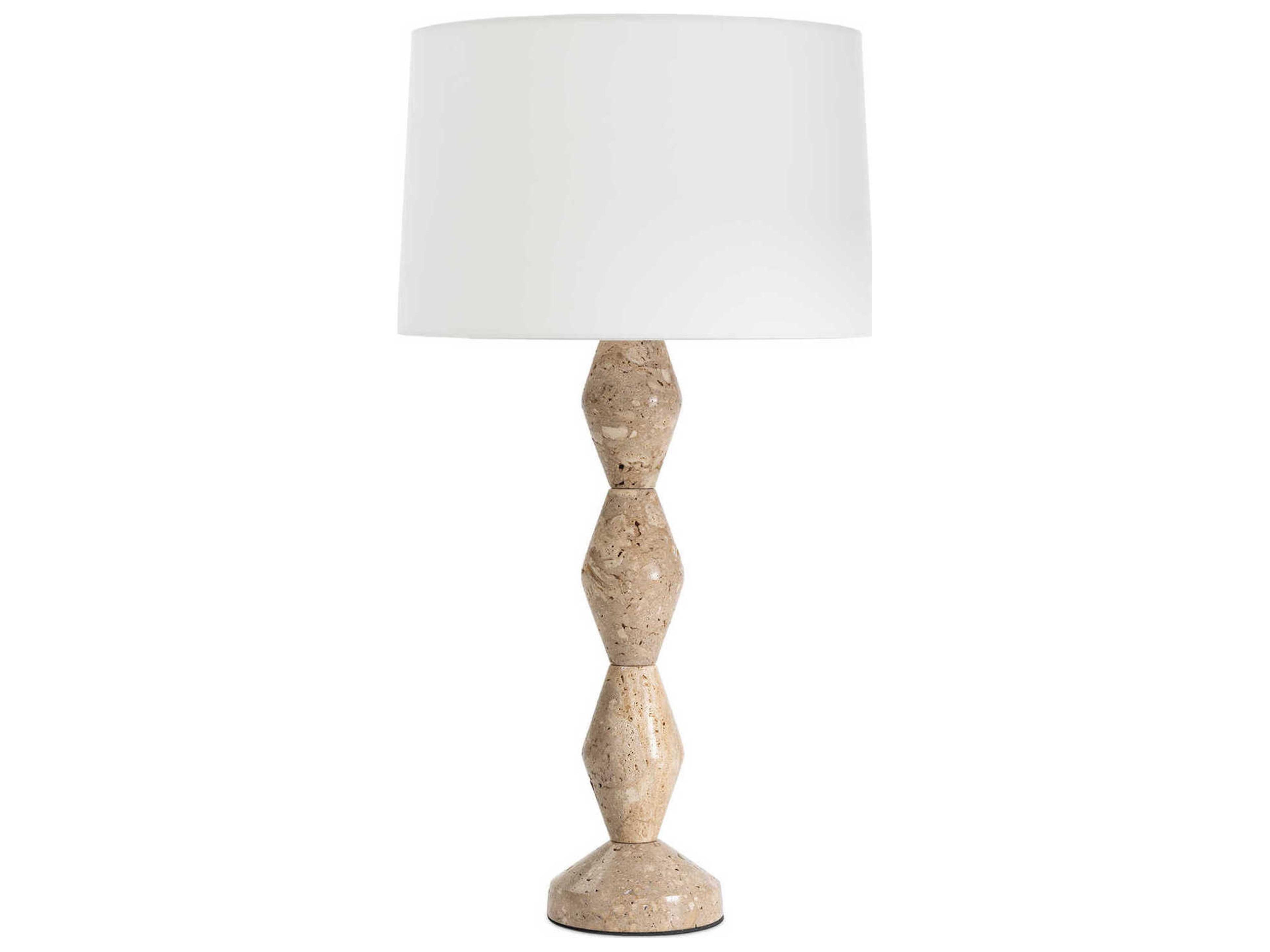 Crew Natural Stone Brown Buffet Lamp