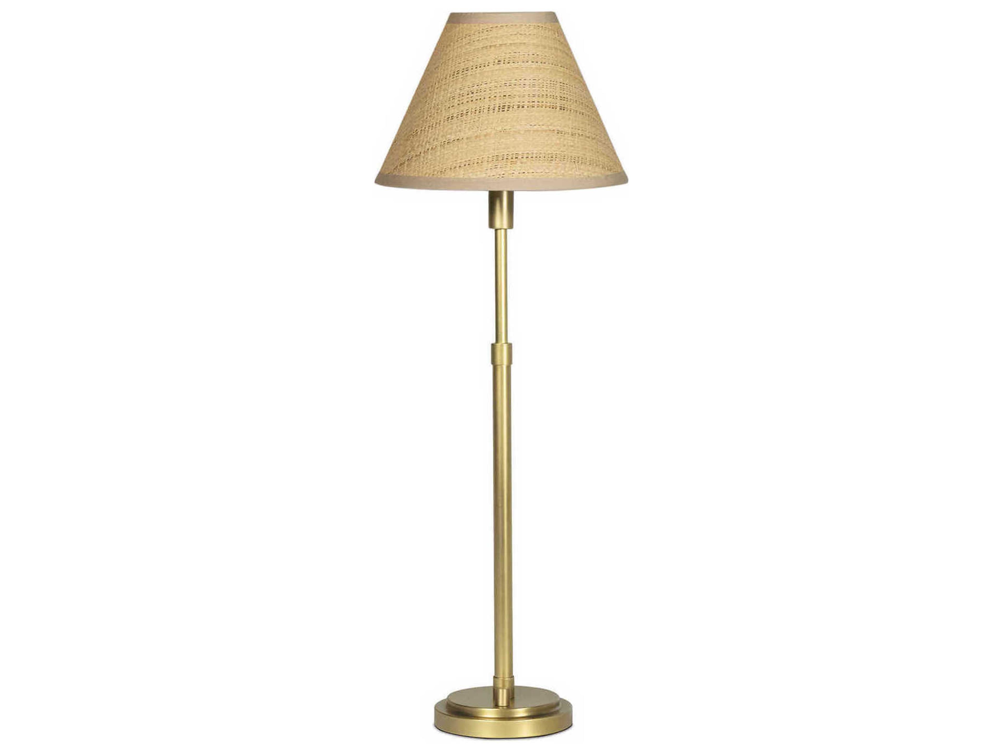Polly Natural Brass Buffet Lamp