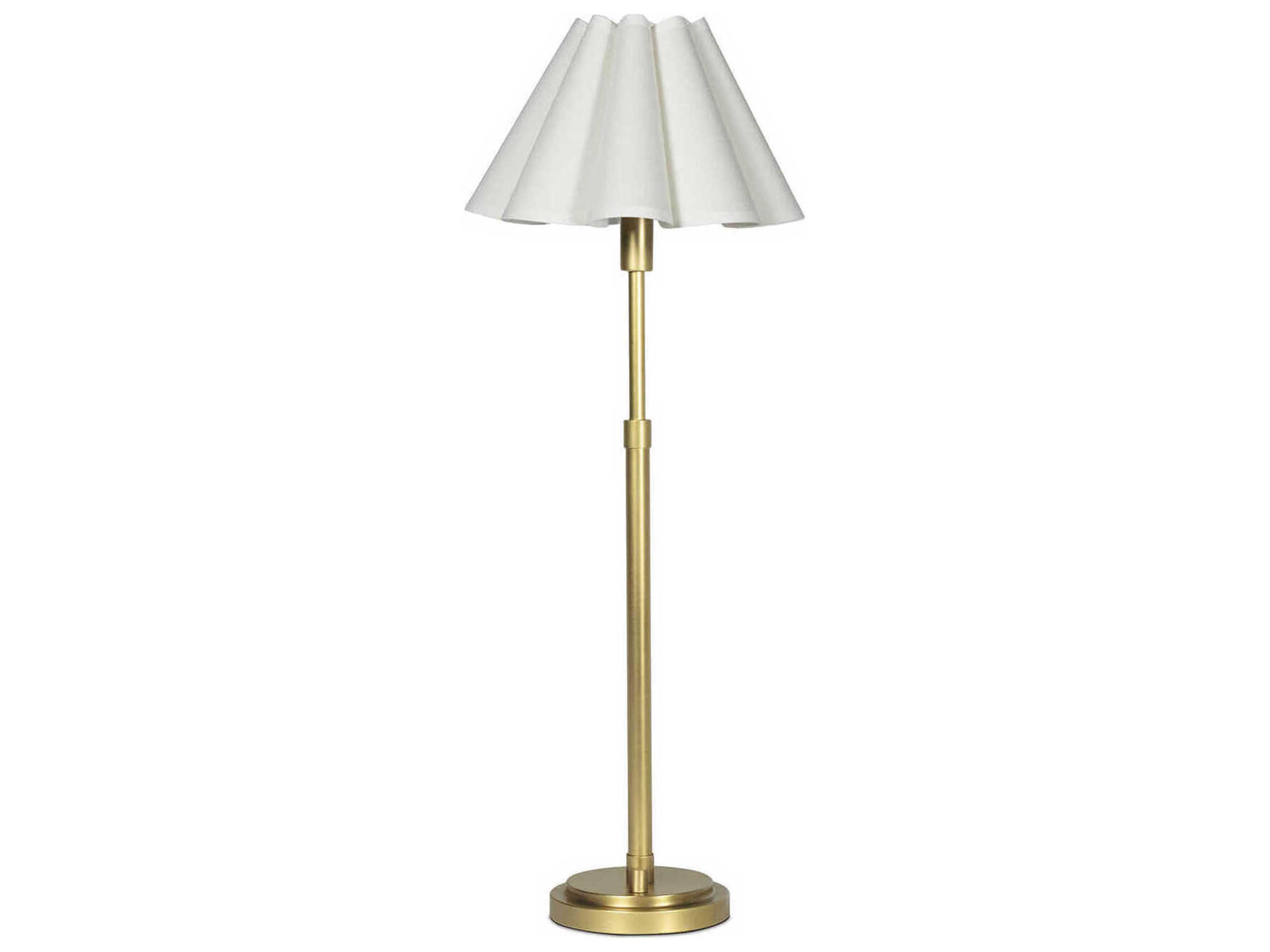 Polly Natural Brass Buffet Lamp