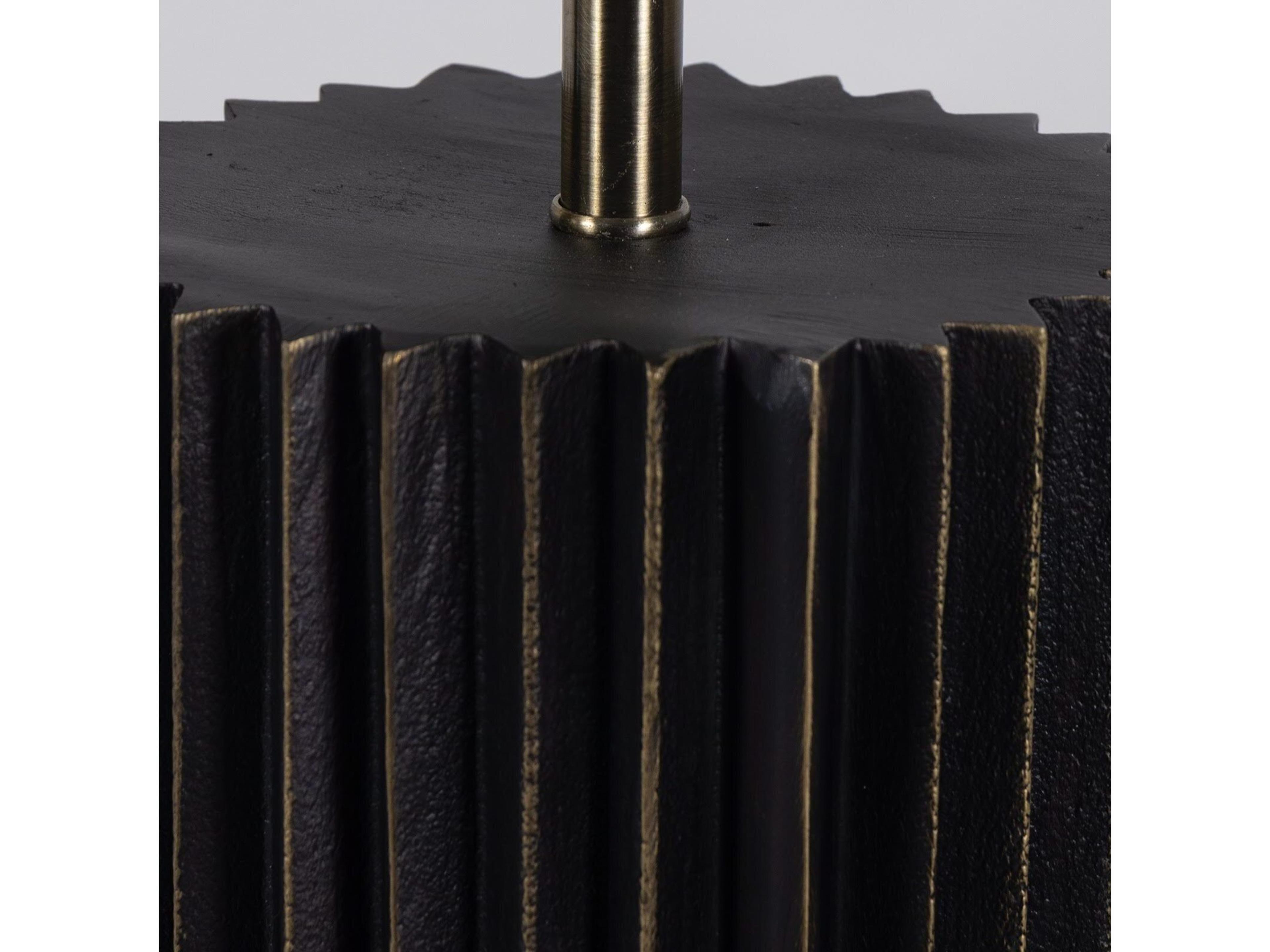 Regina Andrew Zara Blacken Zinc Polished Brass Buffet Lamp