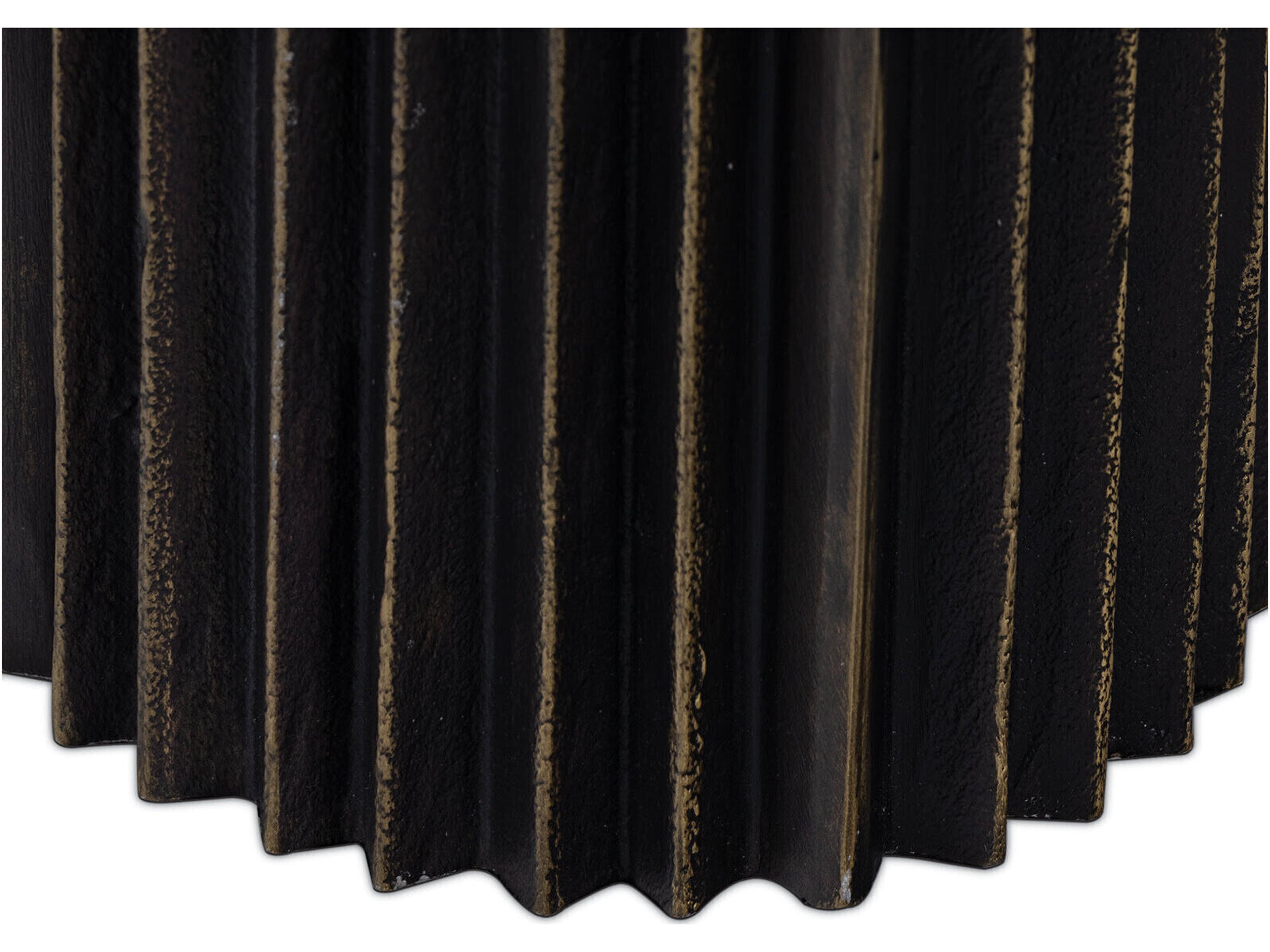 Regina Andrew Zara Blacken Zinc Polished Brass Buffet Lamp