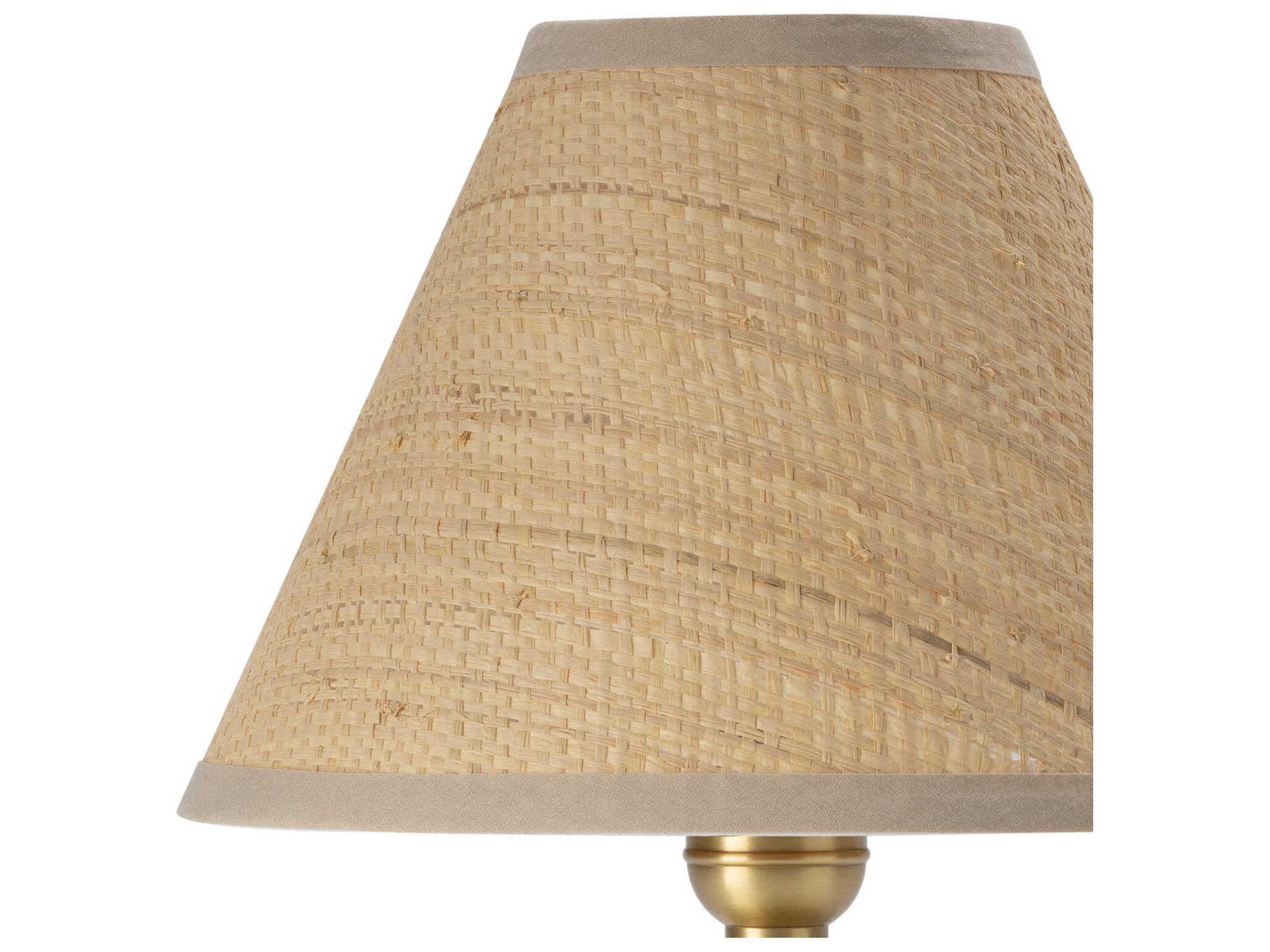 Regina Andrew Giorgio Clear Natural Brass Table Lamp