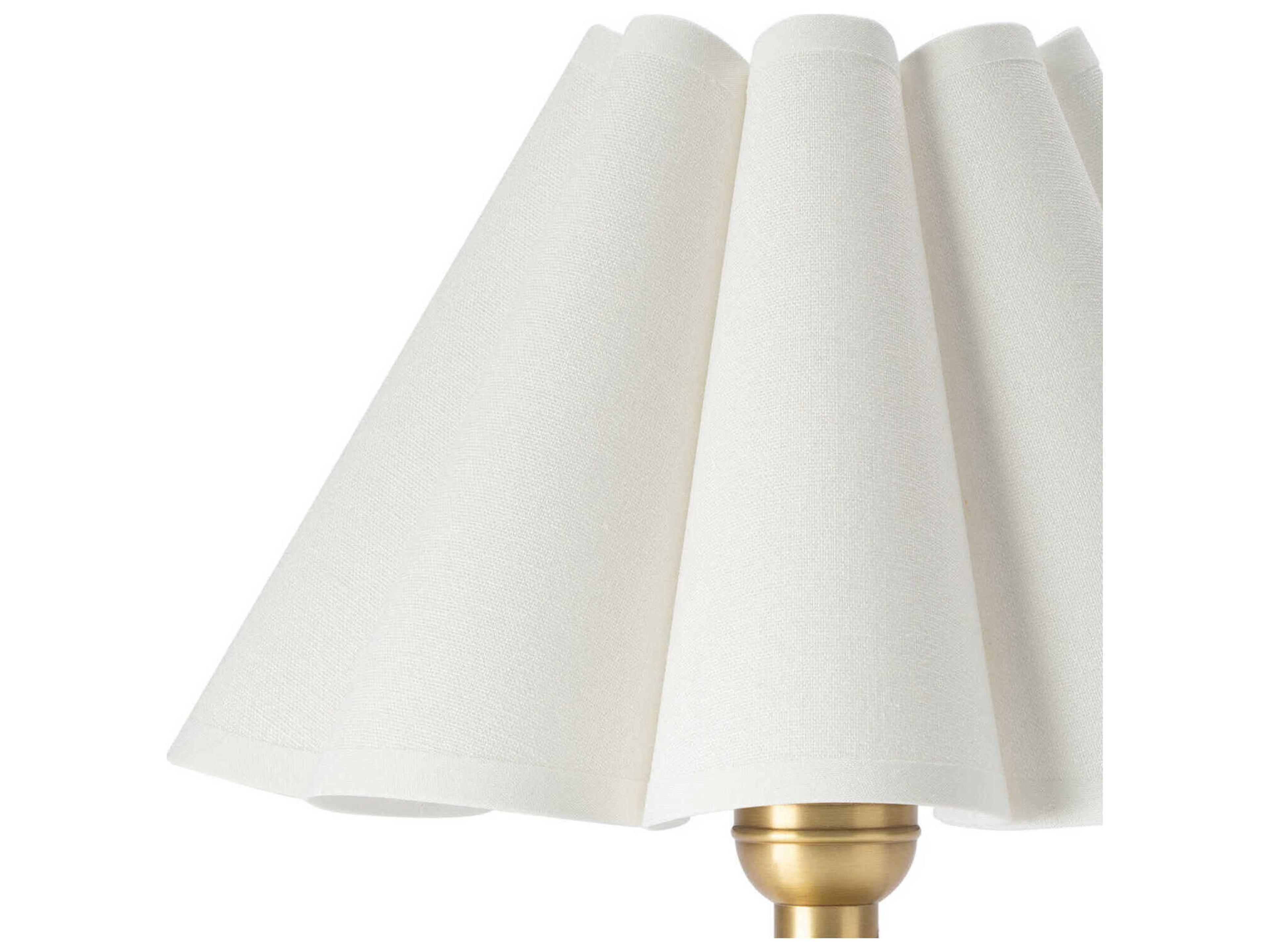 Regina Andrew Giorgio Clear Natural Brass Table Lamp