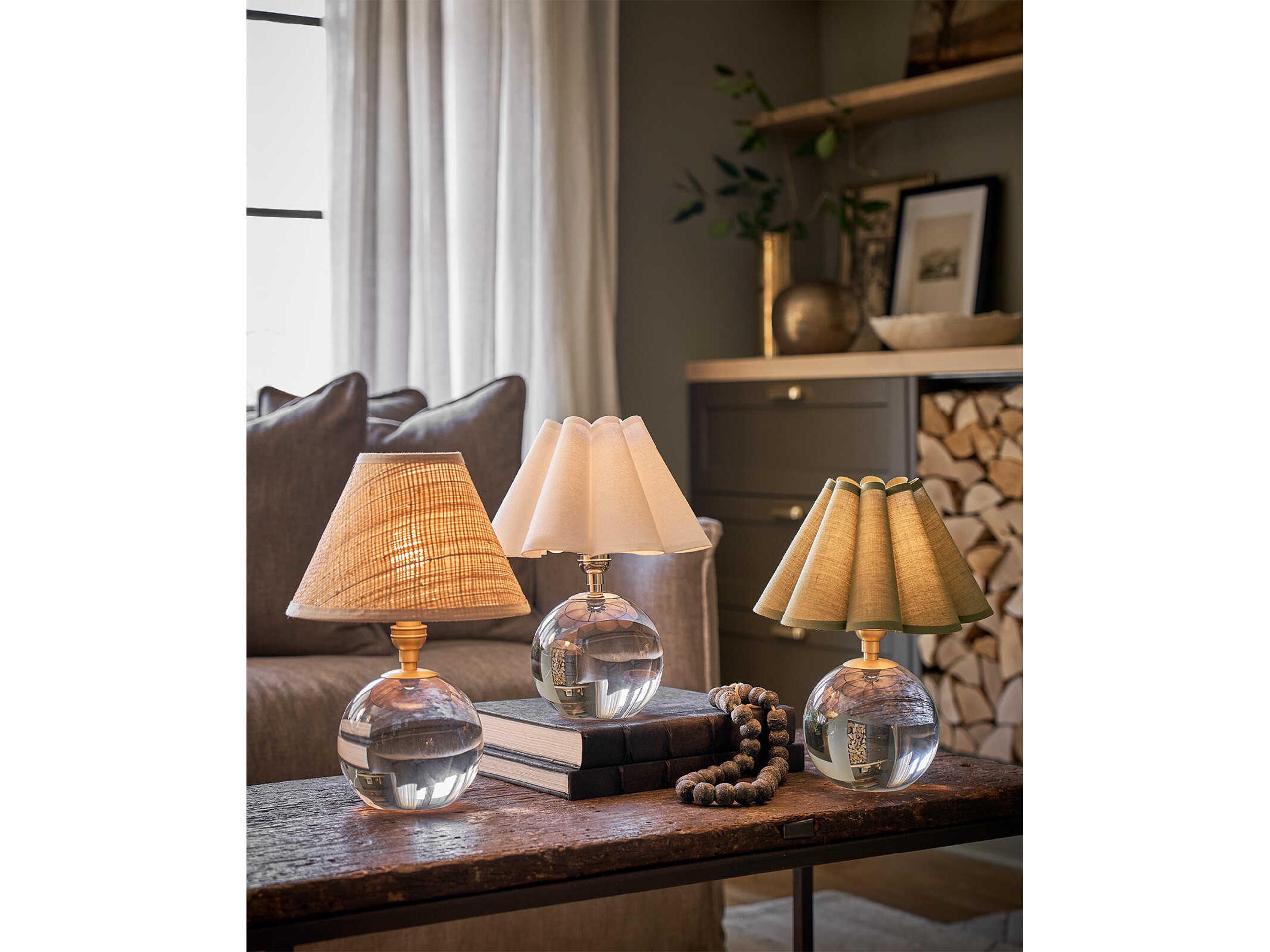 Regina Andrew Giorgio Clear Table Lamp