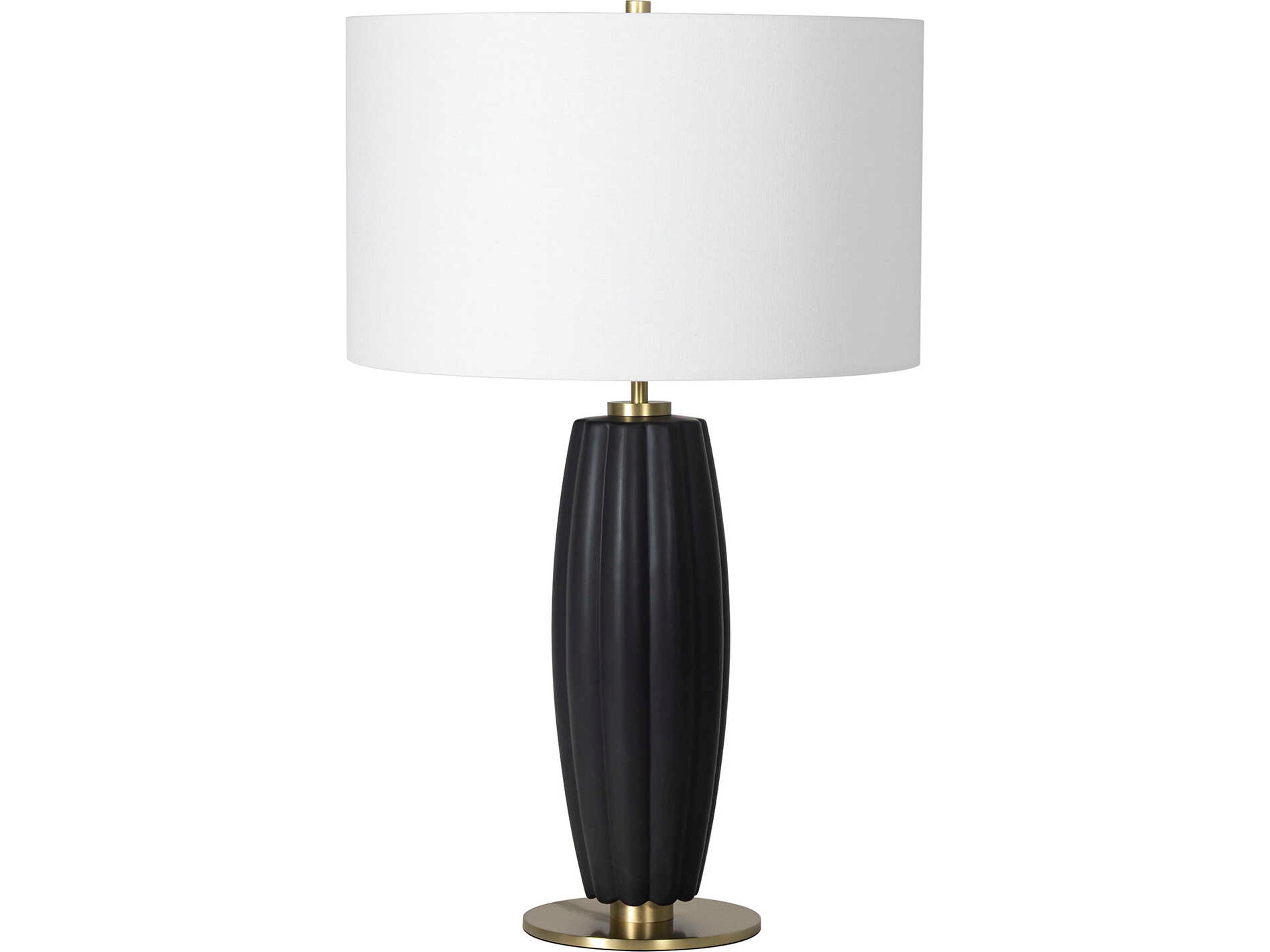 Crocus Black Buffet Lamp