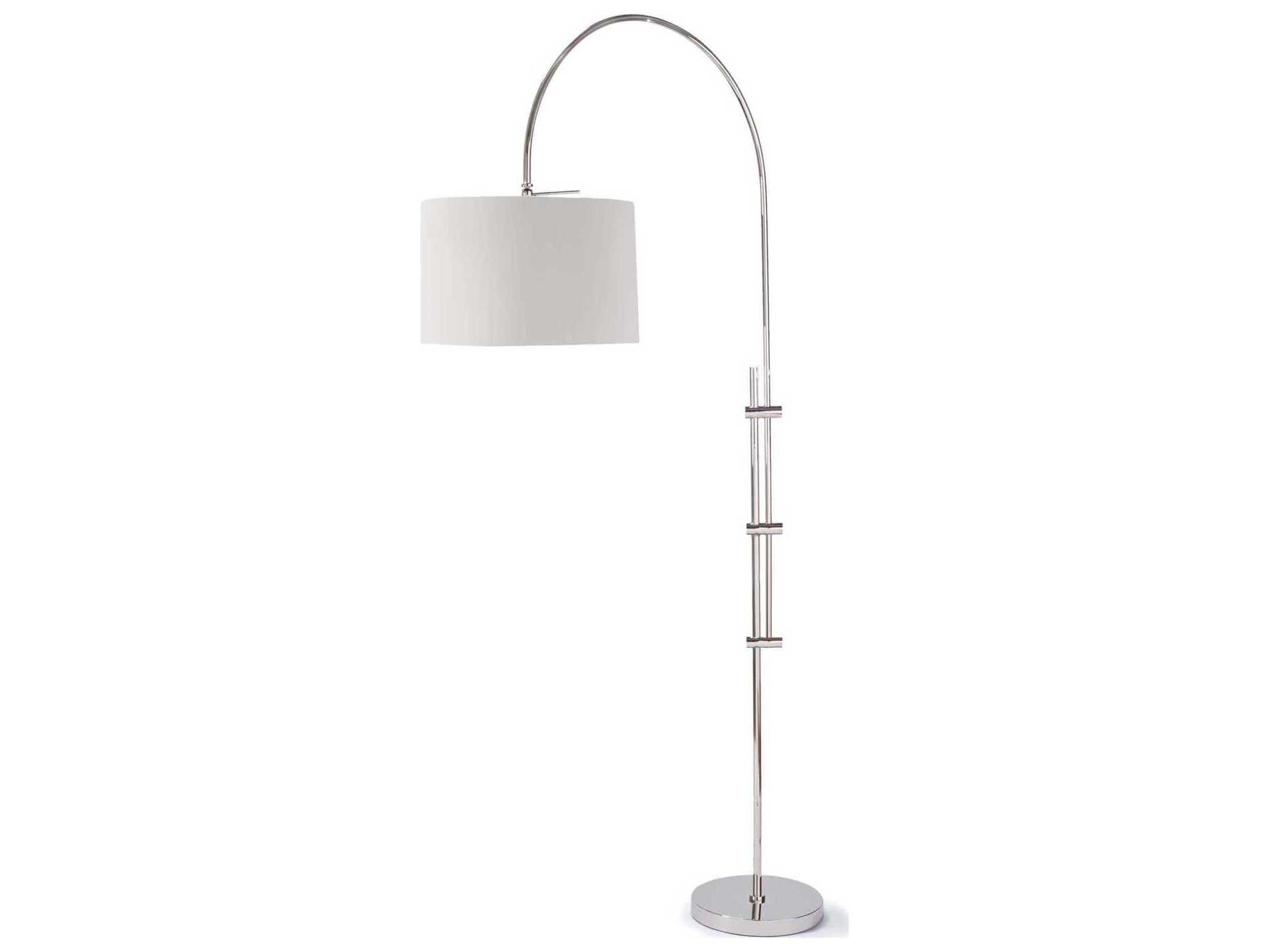 Arc Polished Nickel Floor Lamp