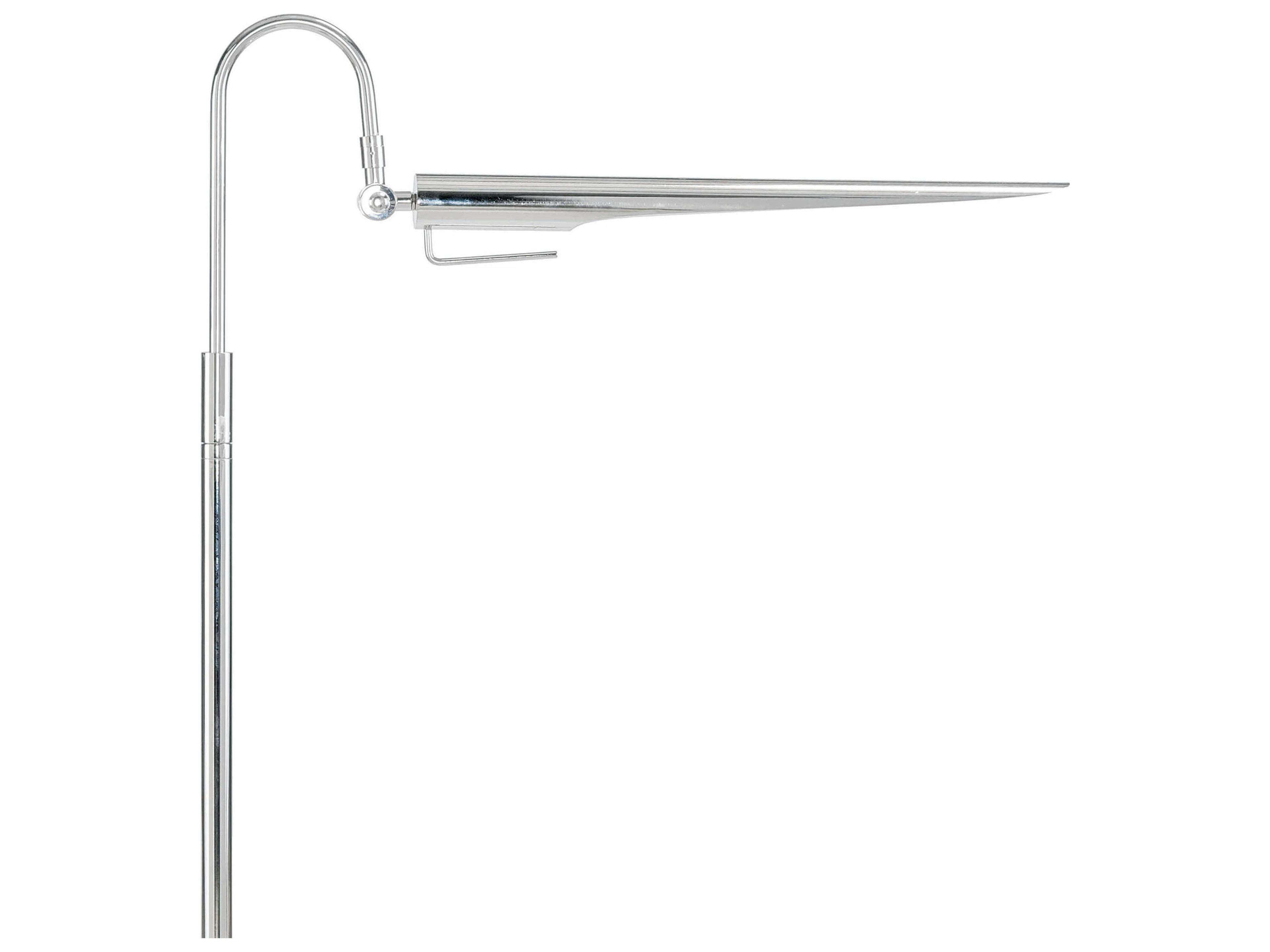 Regina Andrew Raven Polished Nickel Floor Lamp