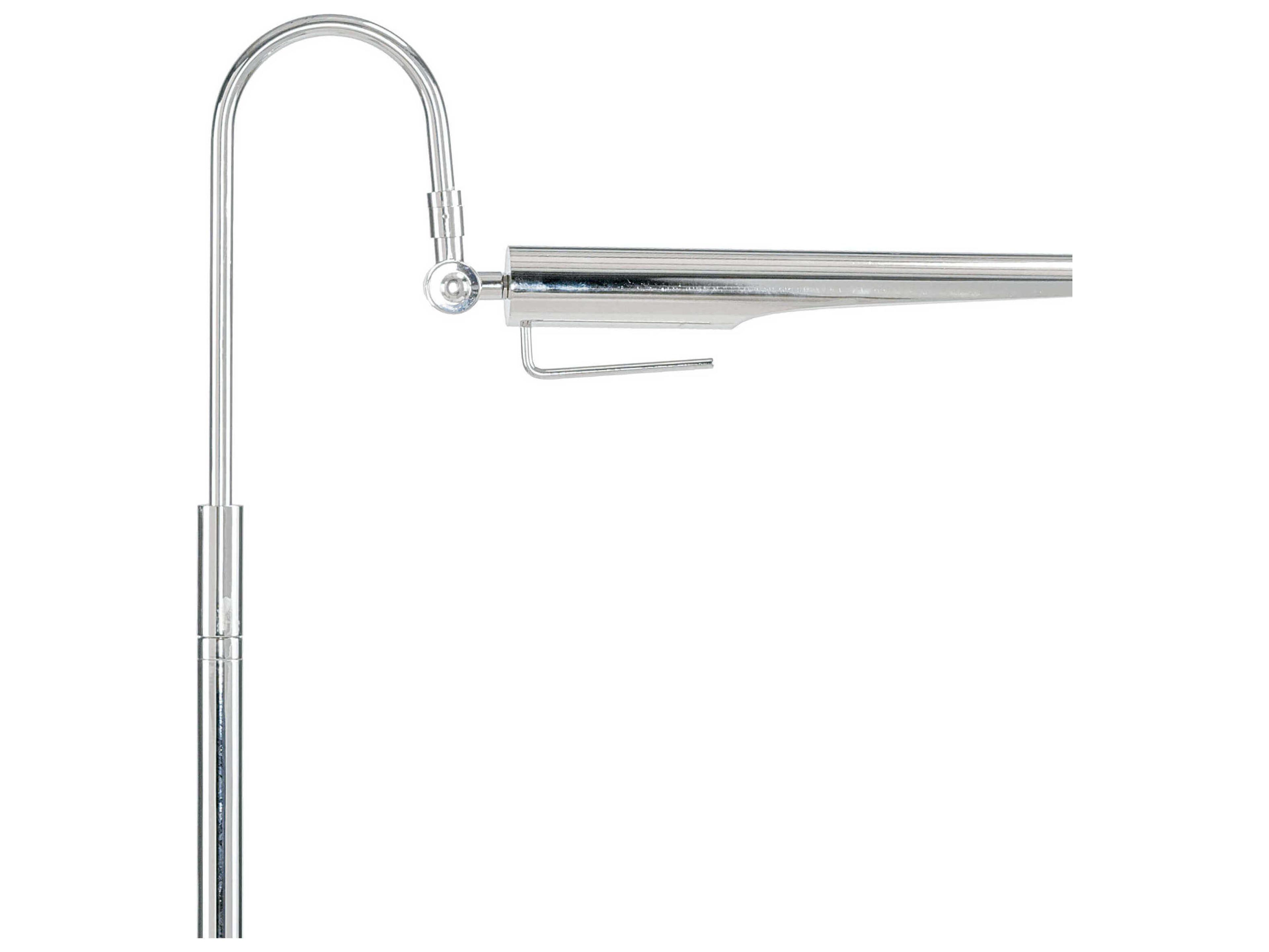 Regina Andrew Raven Polished Nickel Floor Lamp