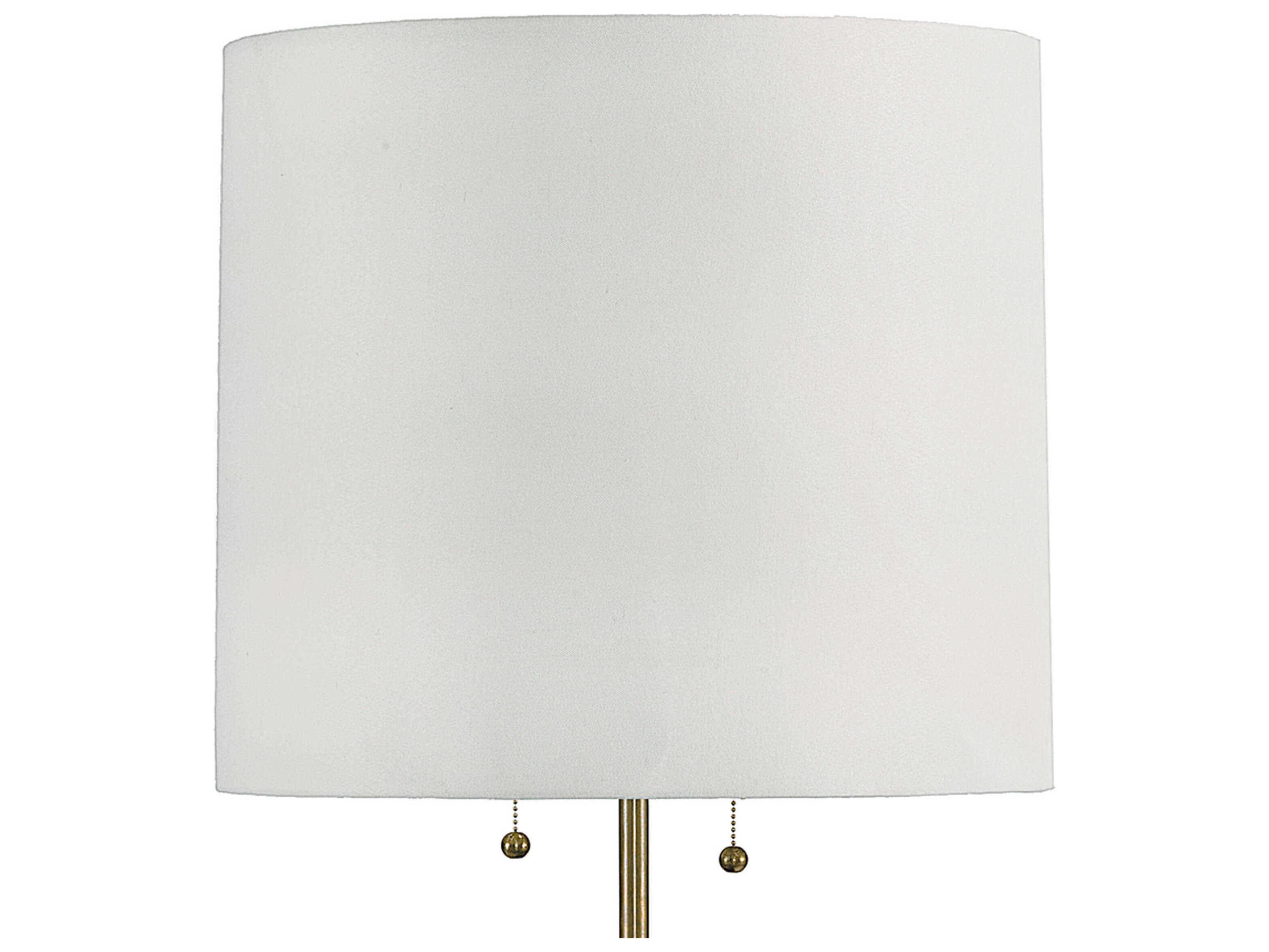 Regina Andrew Accordion Ebony Brass Black Floor Lamp