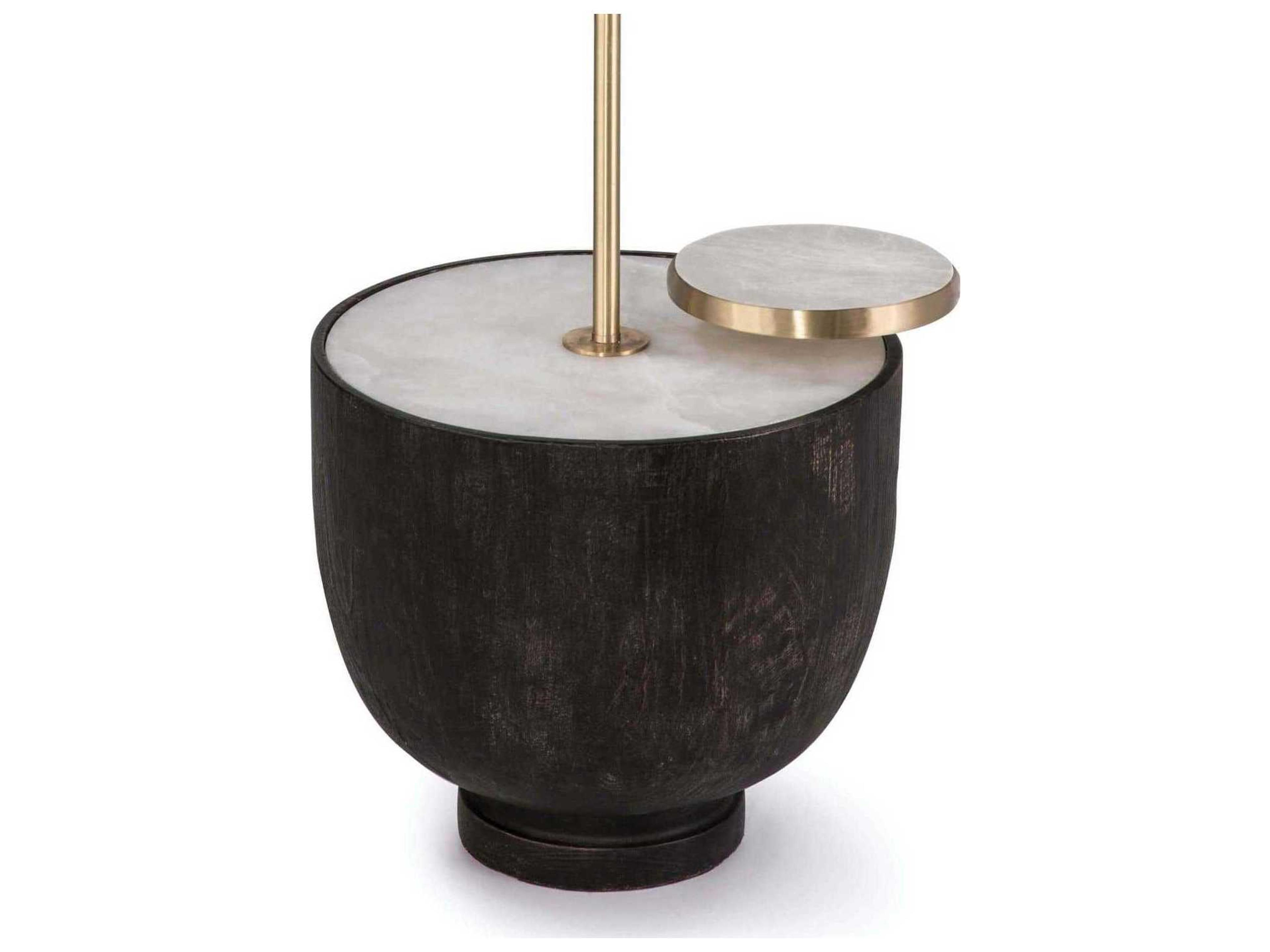 Regina Andrew Theo Ebony Black Floor Lamp