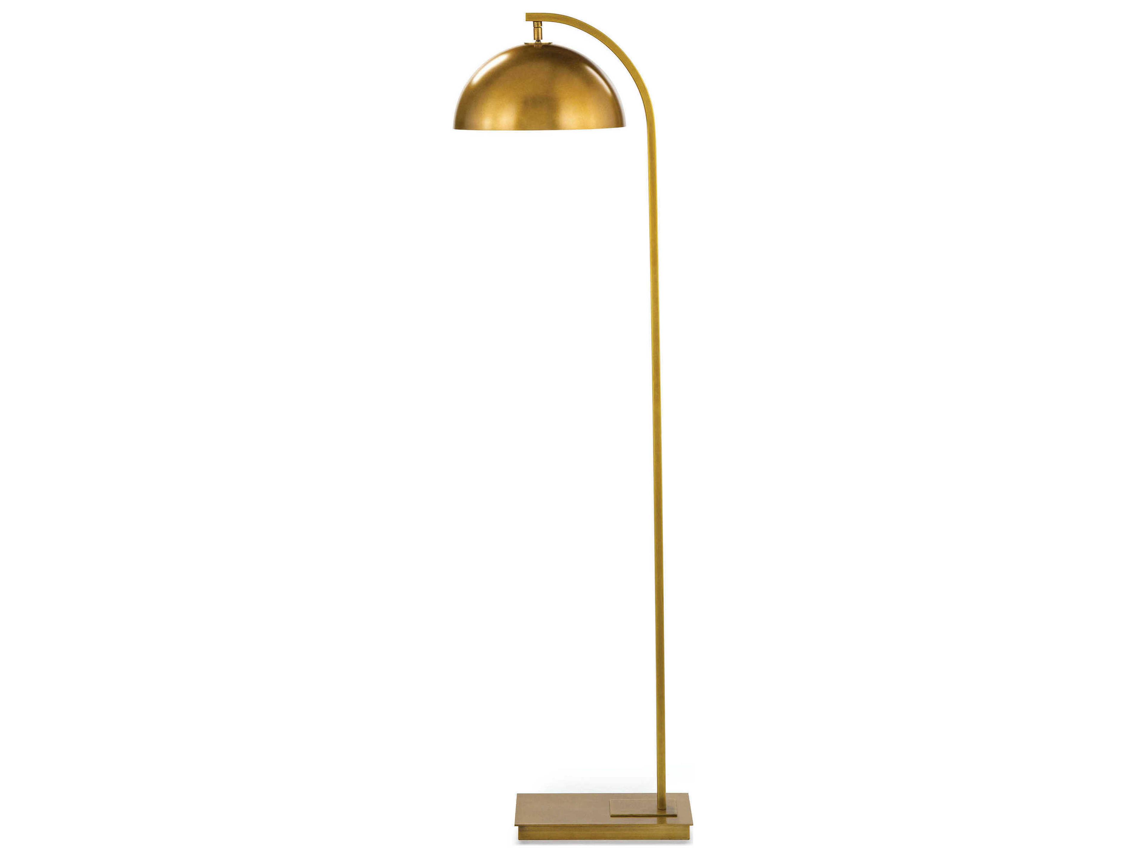 Regina Andrew Otto Natural Brass Floor Lamp