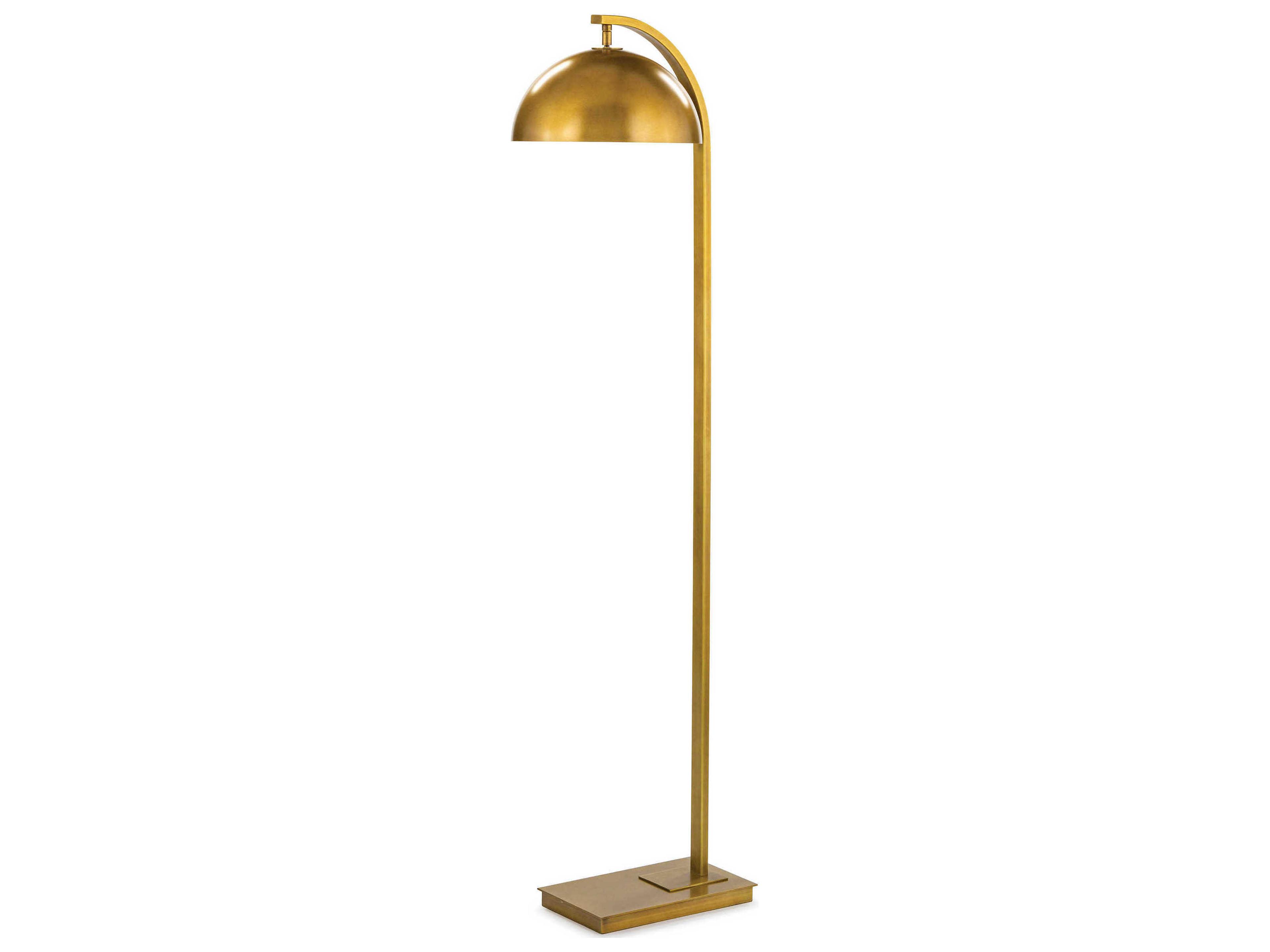 Regina Andrew Otto Natural Brass Floor Lamp
