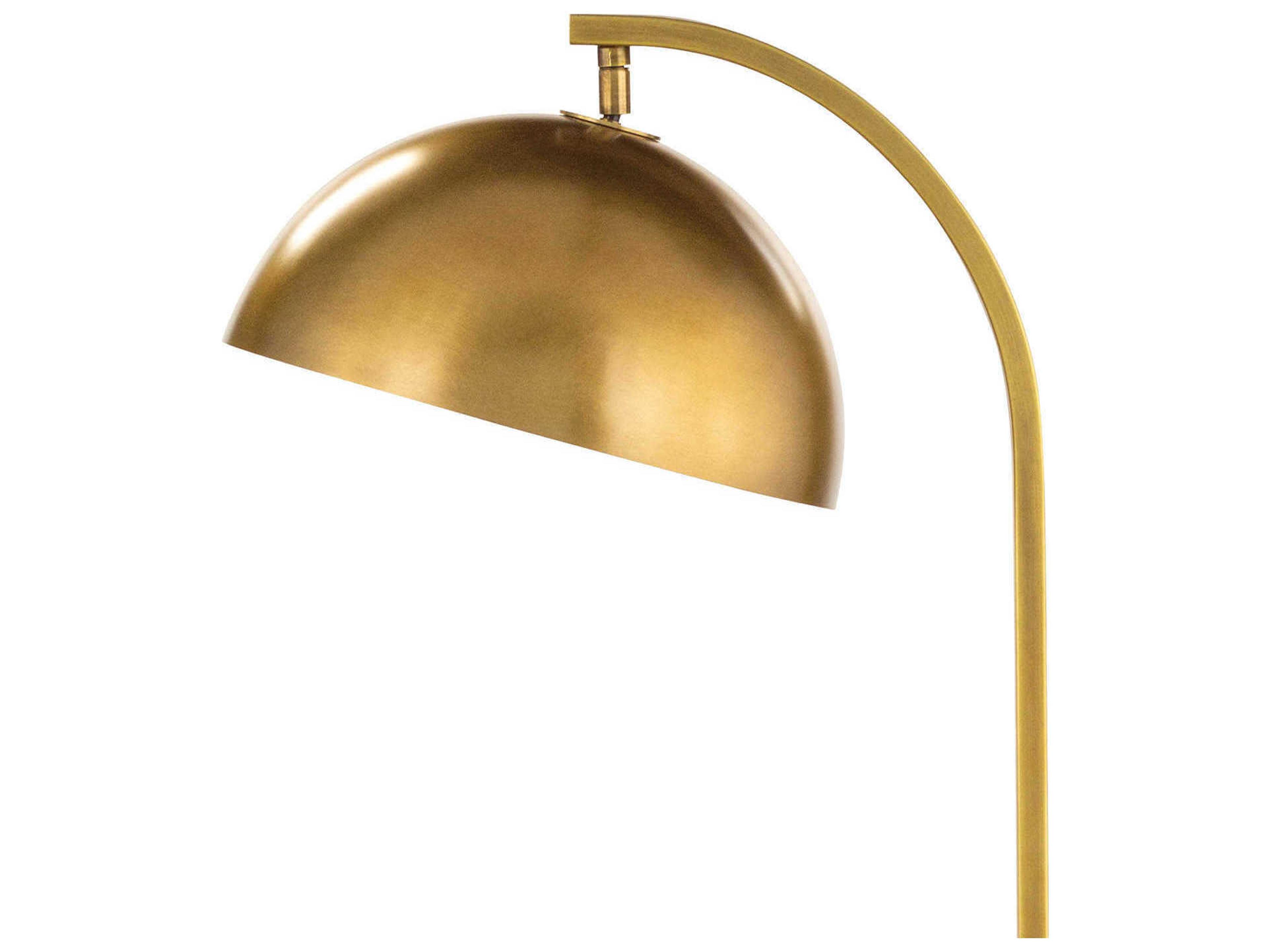Regina Andrew Otto Natural Brass Floor Lamp