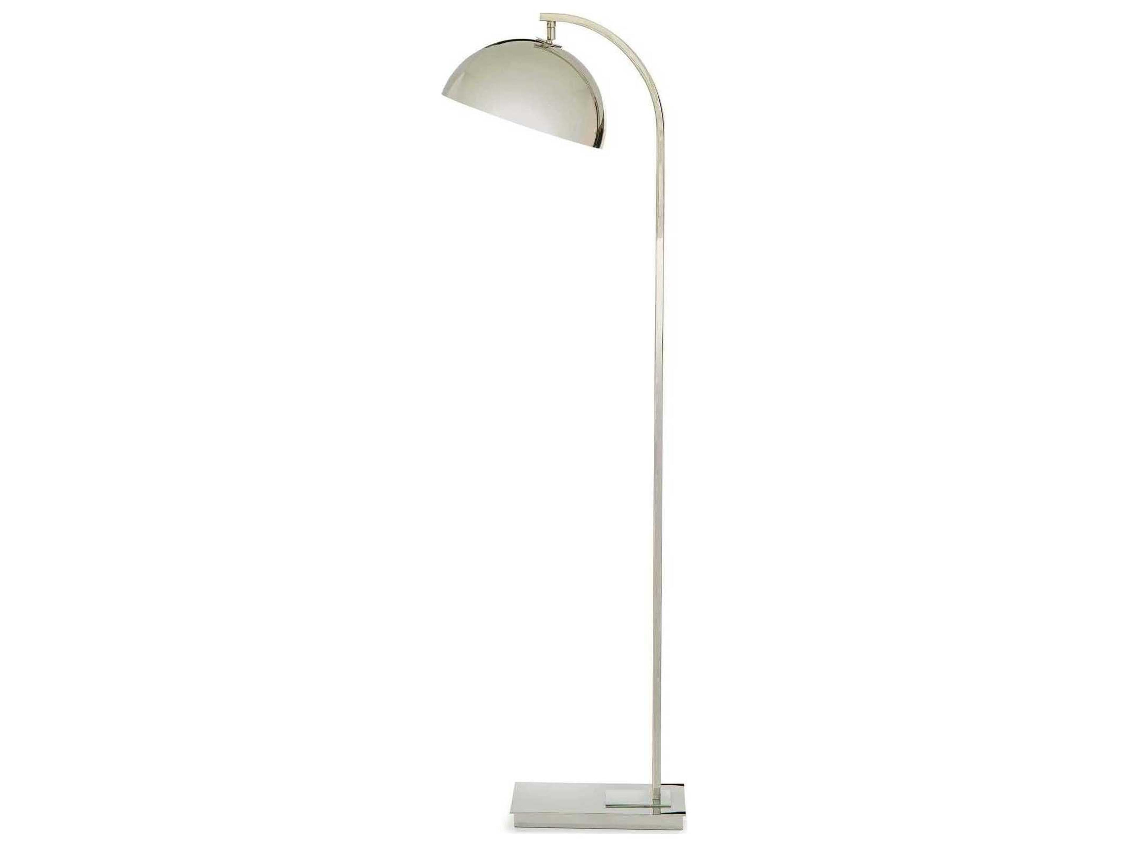 Otto Polished Nickel Floor Lamp
