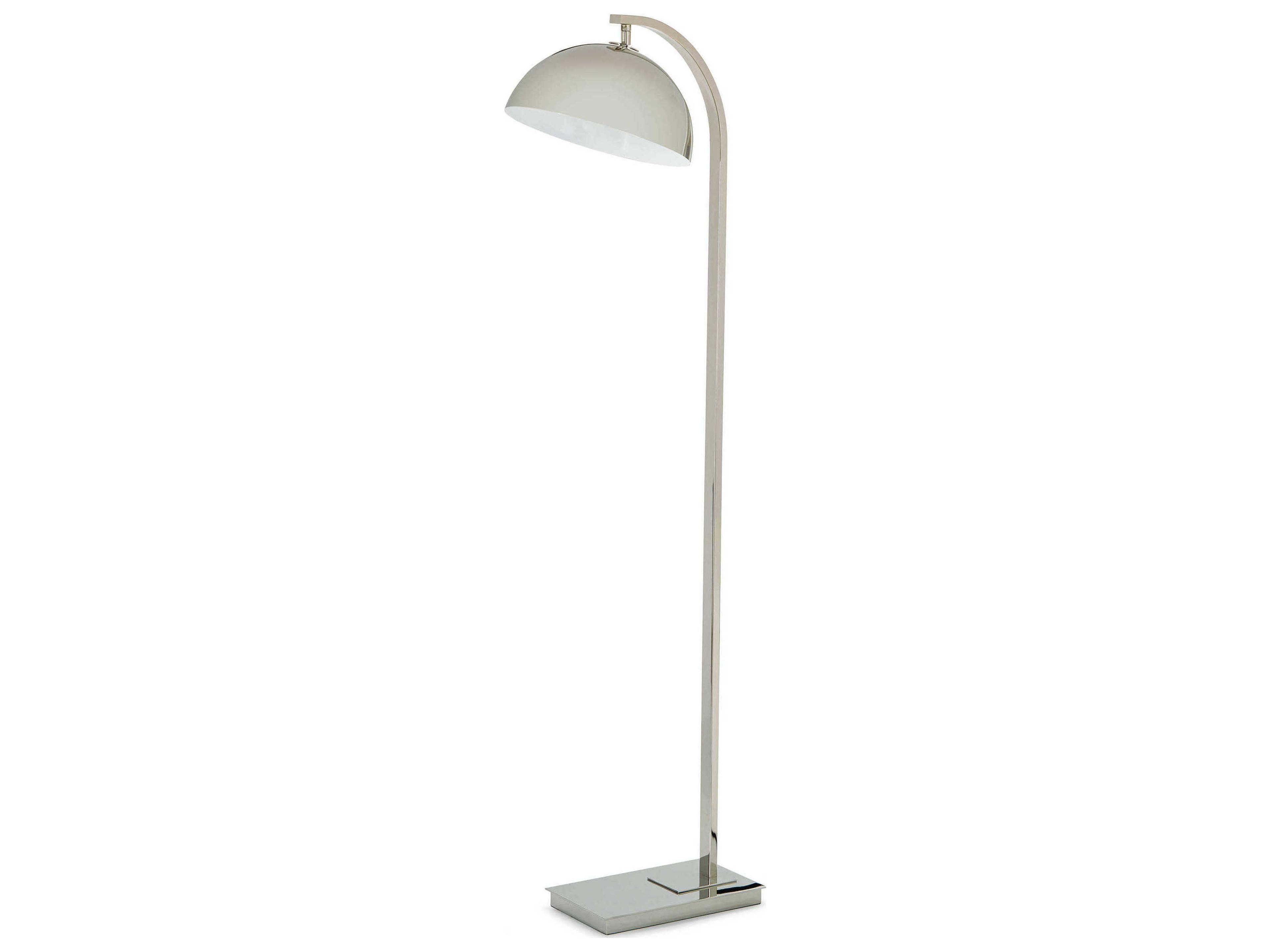 Regina Andrew Otto Polished Nickel Floor Lamp