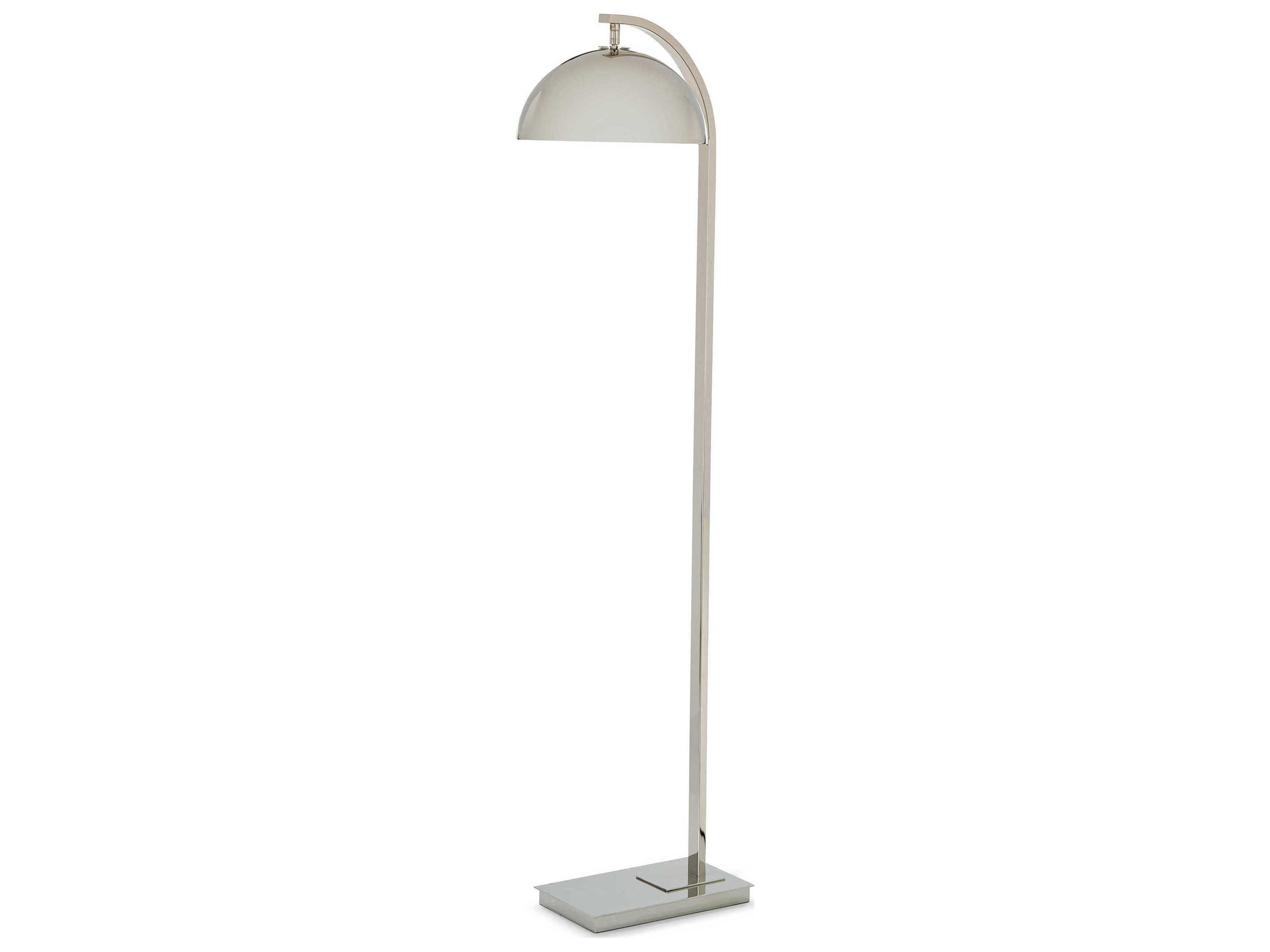 Regina Andrew Otto Polished Nickel Floor Lamp