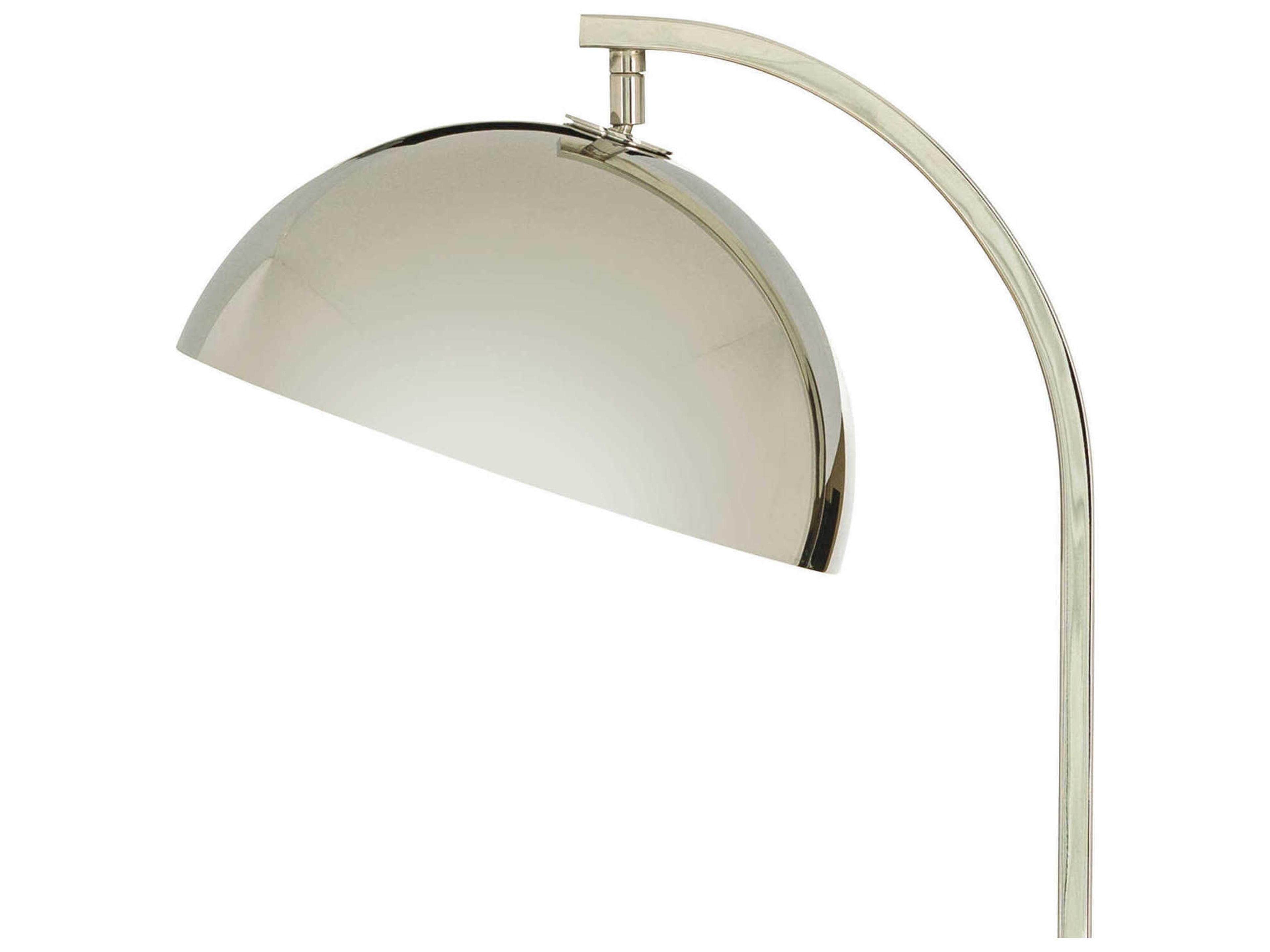 Regina Andrew Otto Polished Nickel Floor Lamp