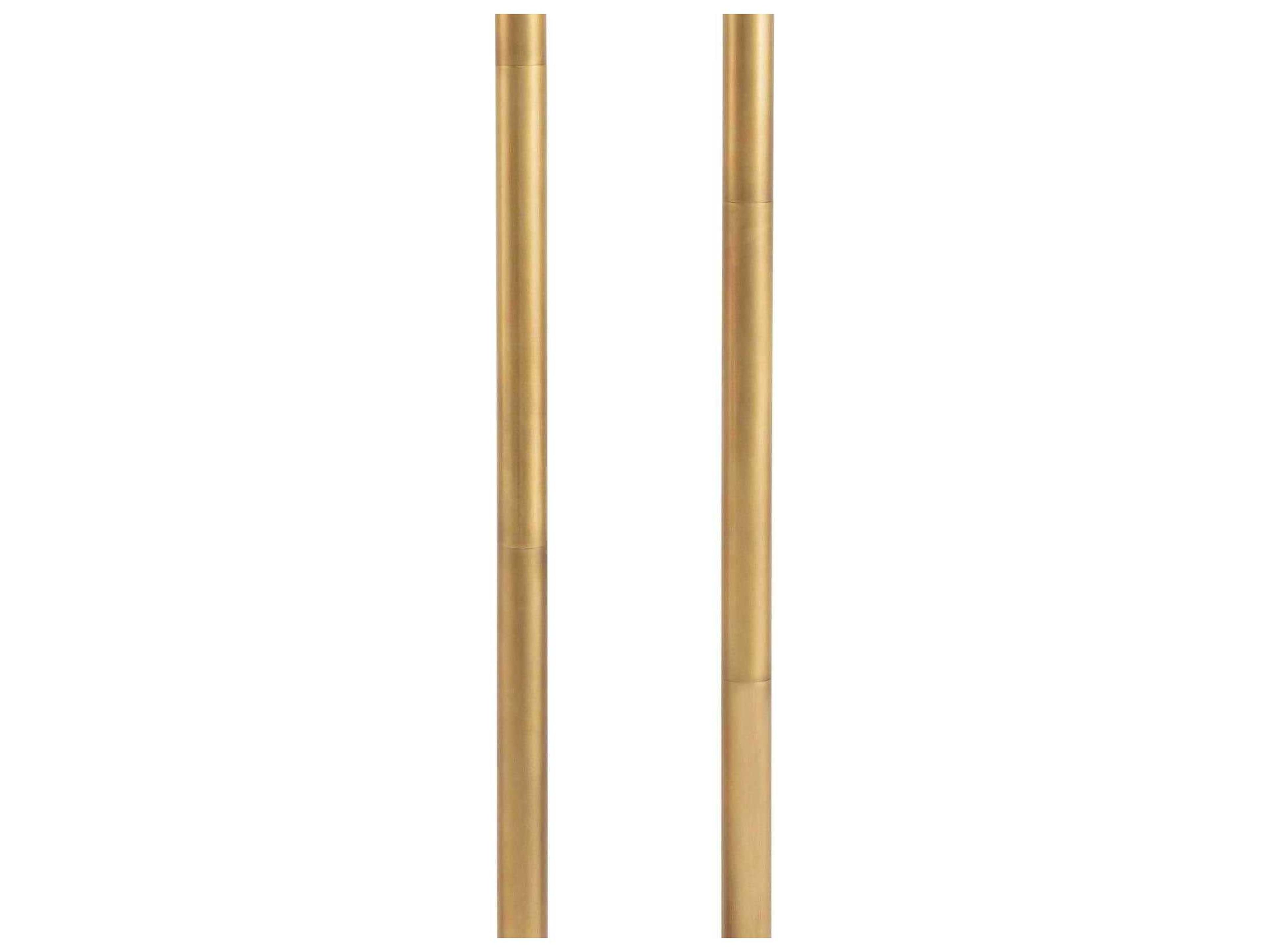 Regina Andrew Happy Natural Brass Glass LED Floor Lamp