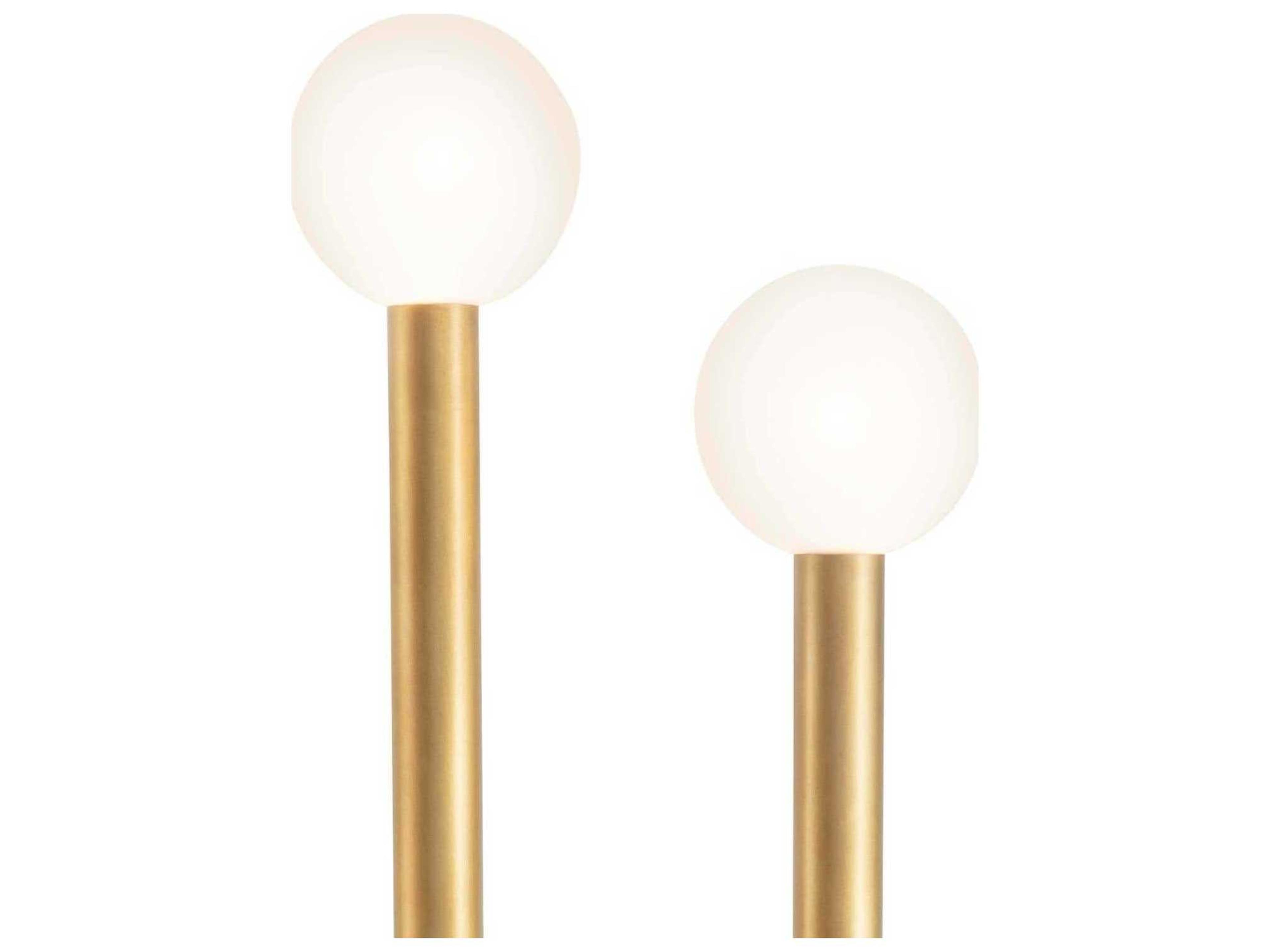 Regina Andrew Happy Natural Brass Glass LED Floor Lamp