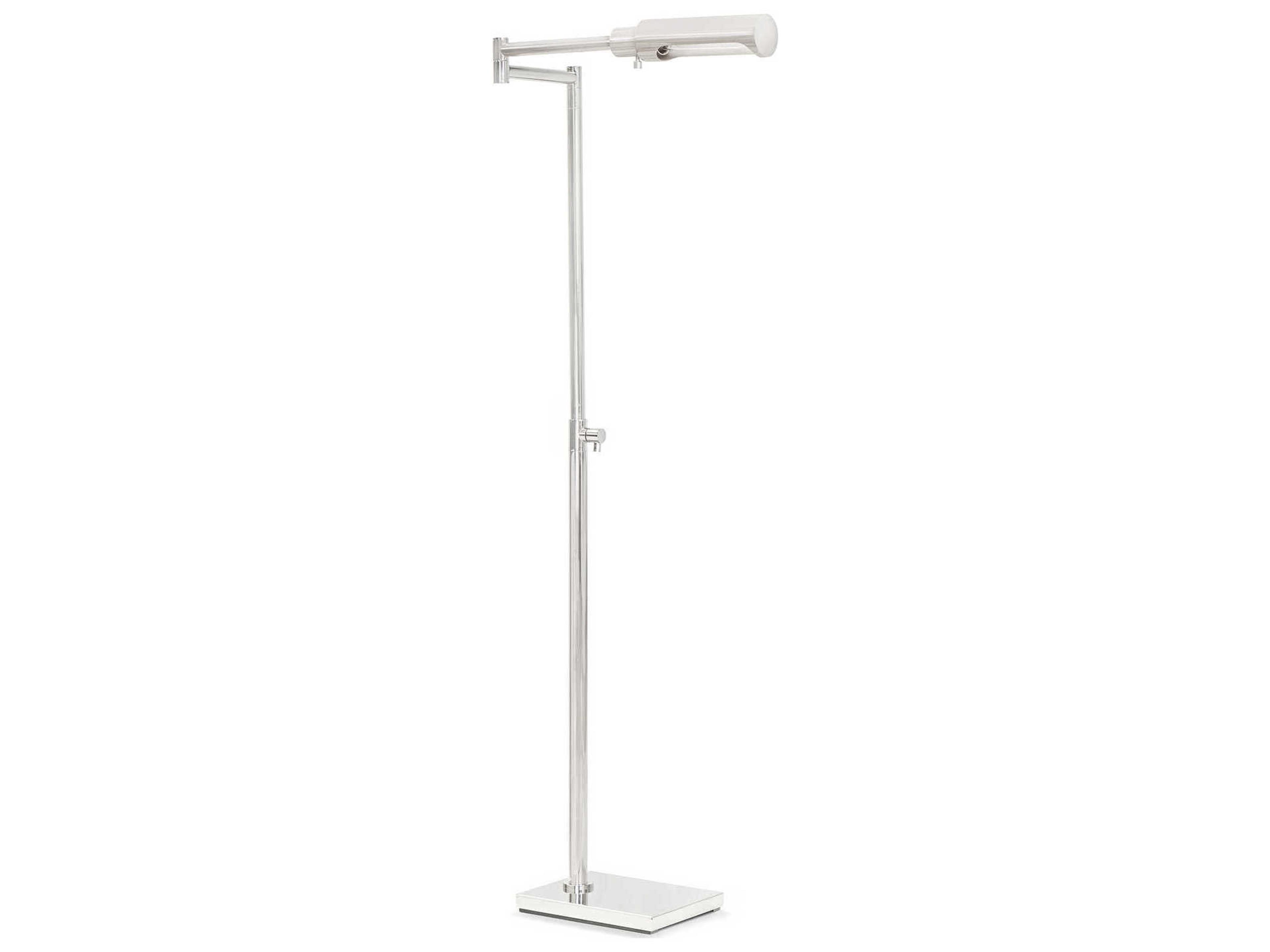 Regina Andrew Noble Polished Nickel Floor Lamp