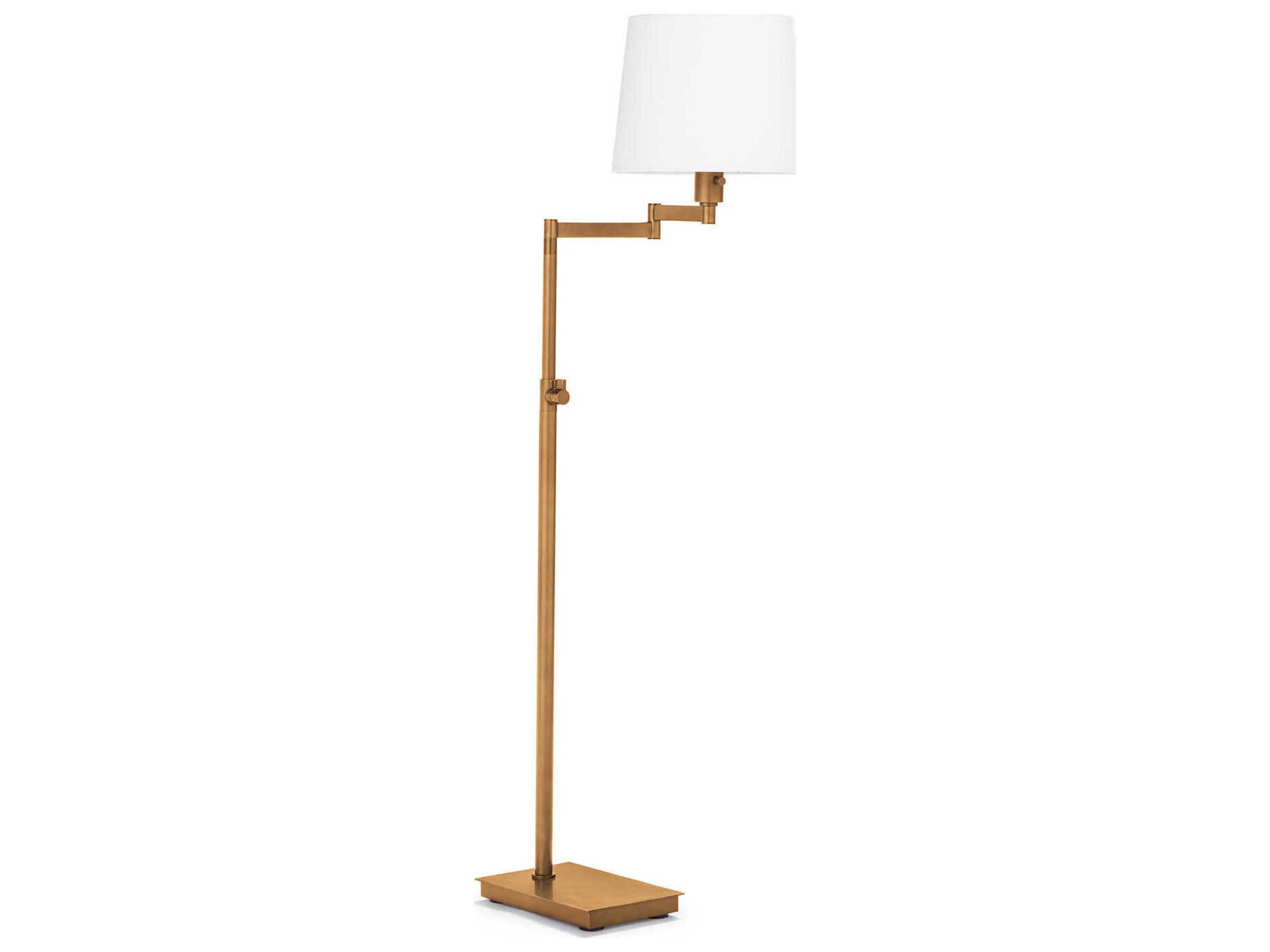 Virtue Natural Brass Polished Floor Lamp