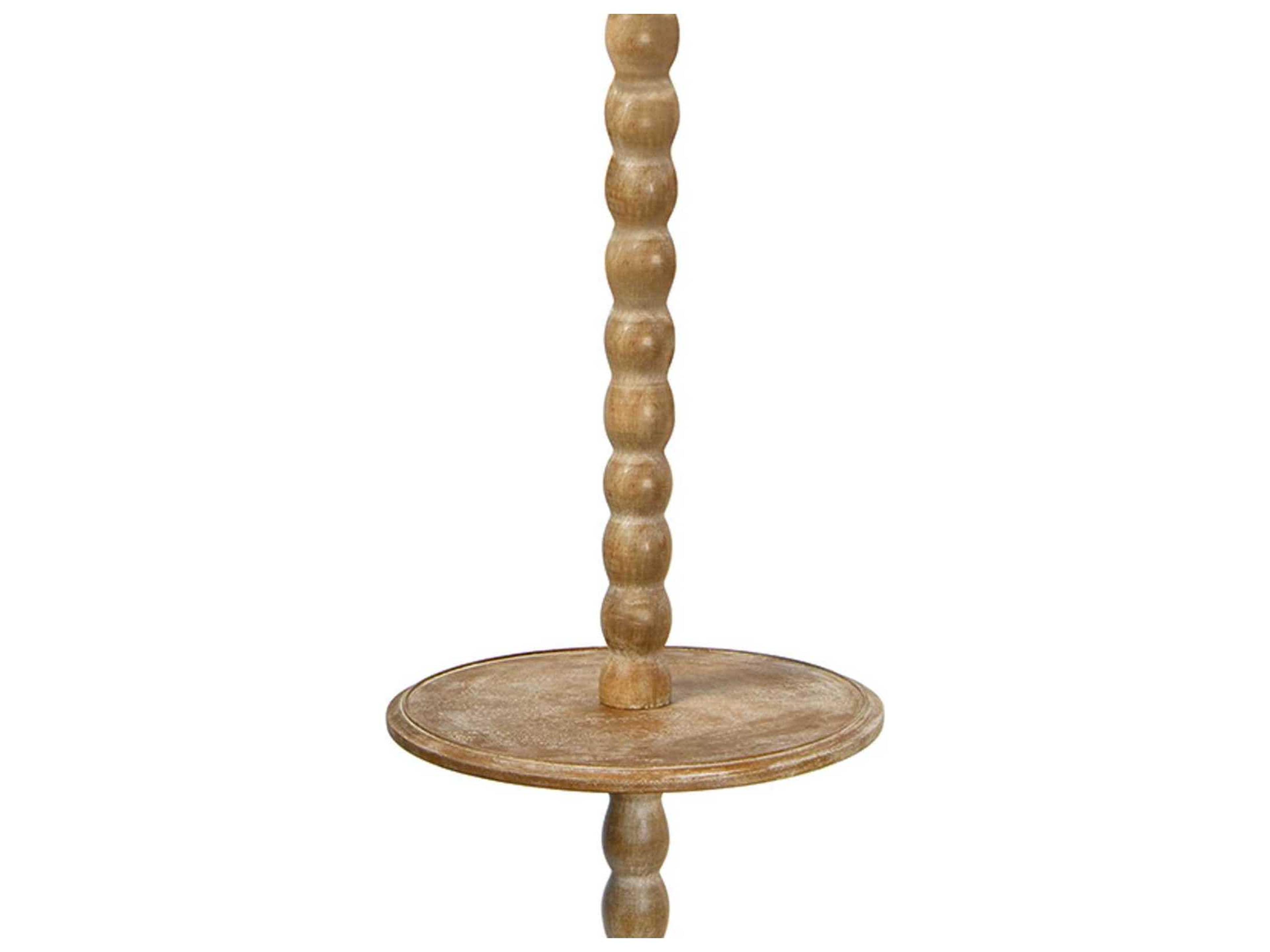 Regina Andrew Perennial Natural Polished Brass Brown Floor Lamp