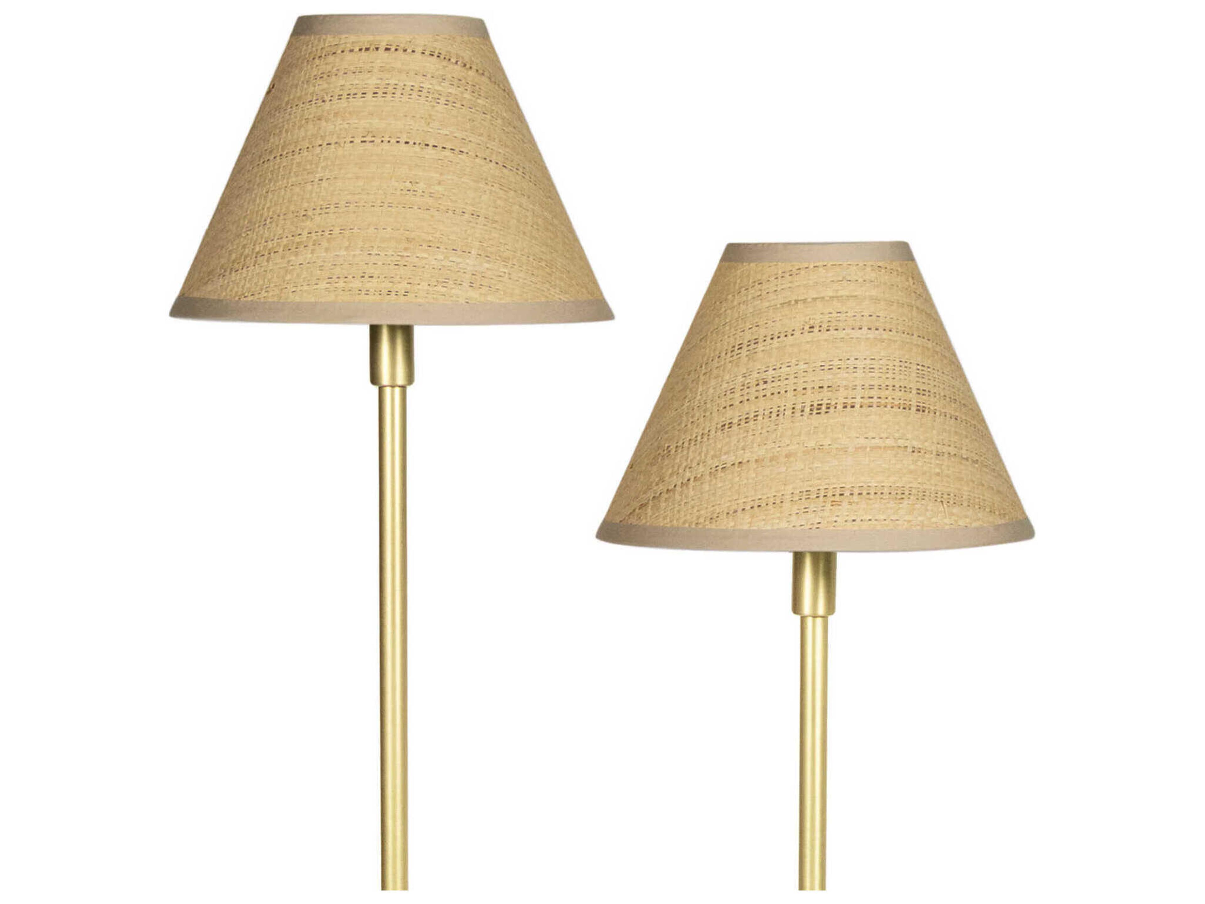 Regina Andrew Polly Natural Brass Floor Lamp
