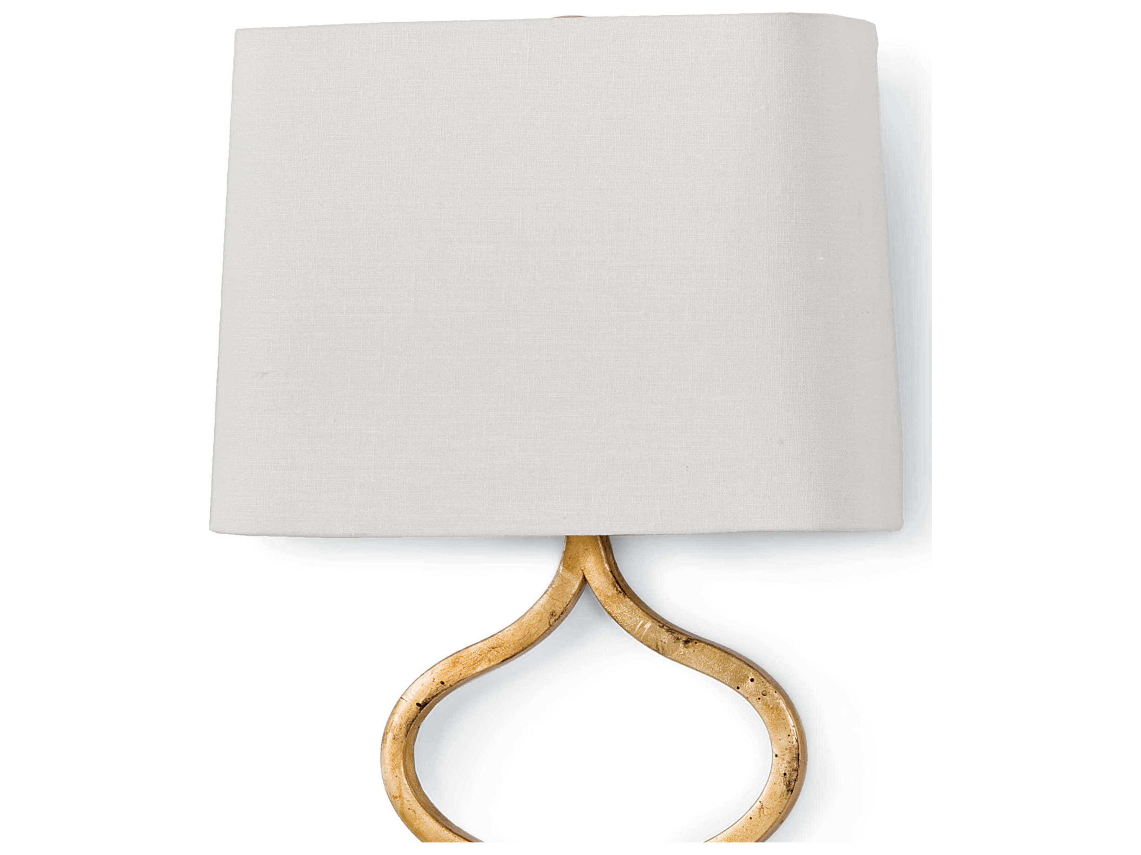 Regina Andrew 1-Light Gold Leaf Wall Sconce