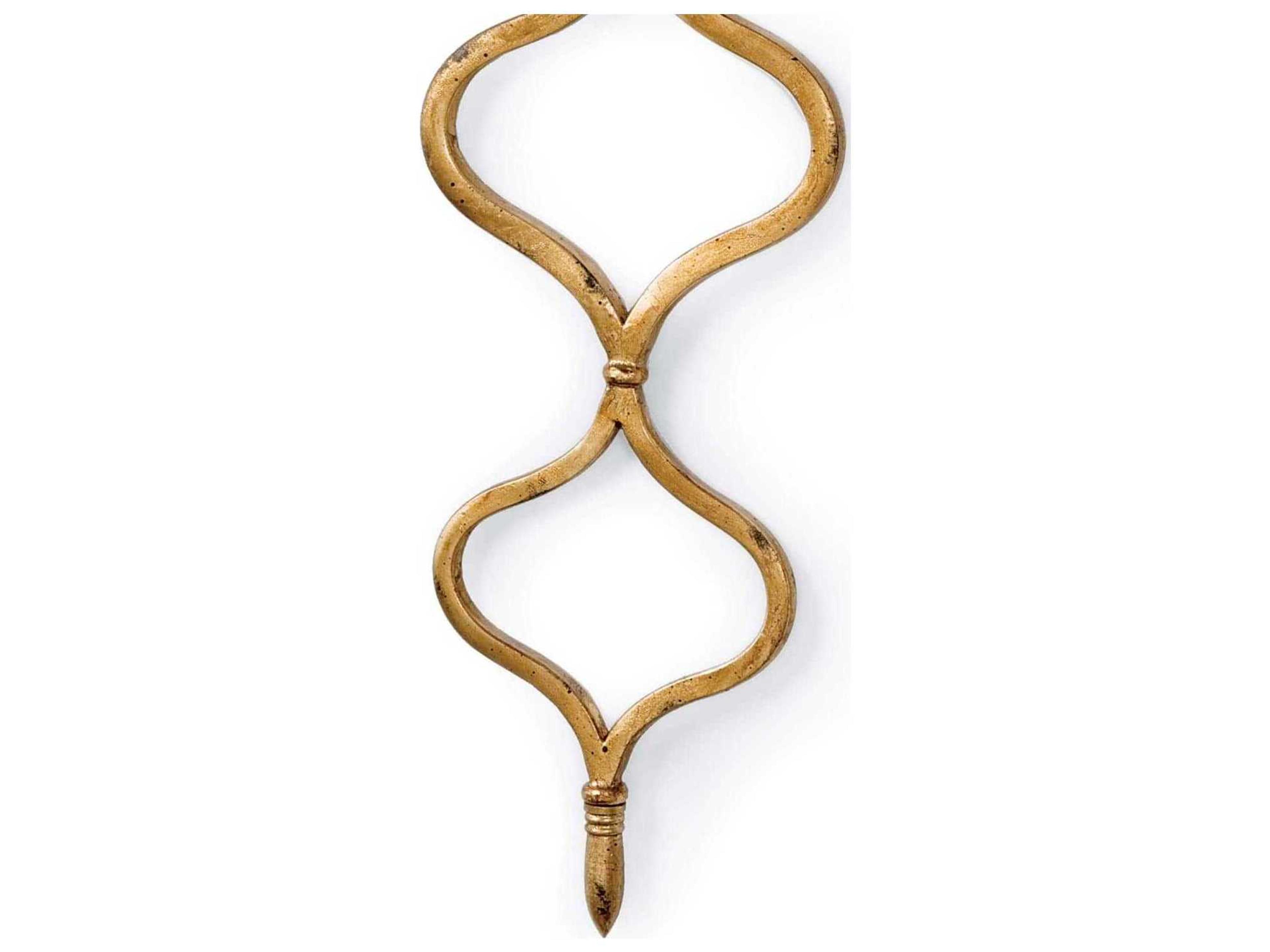 Regina Andrew 1-Light Gold Leaf Wall Sconce