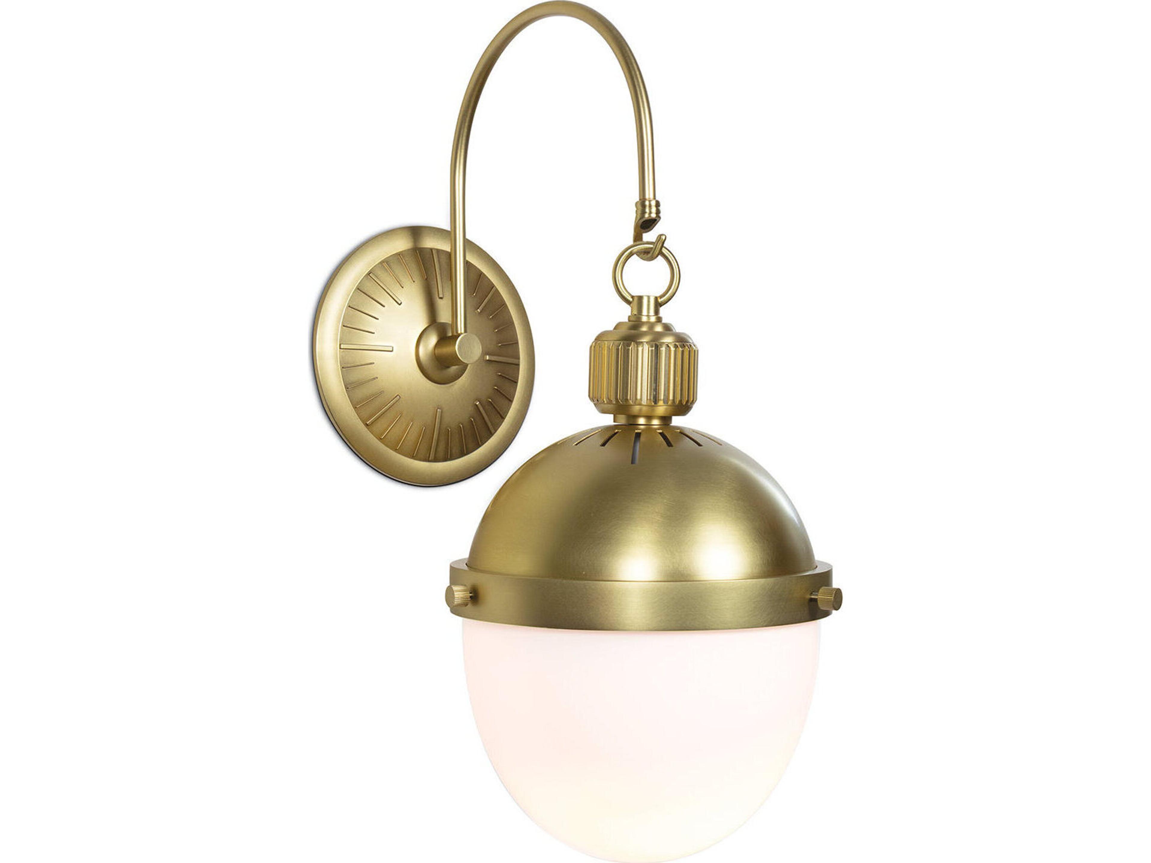Regina Andrew Otis 1-Light Natural Brass Wall Sconce