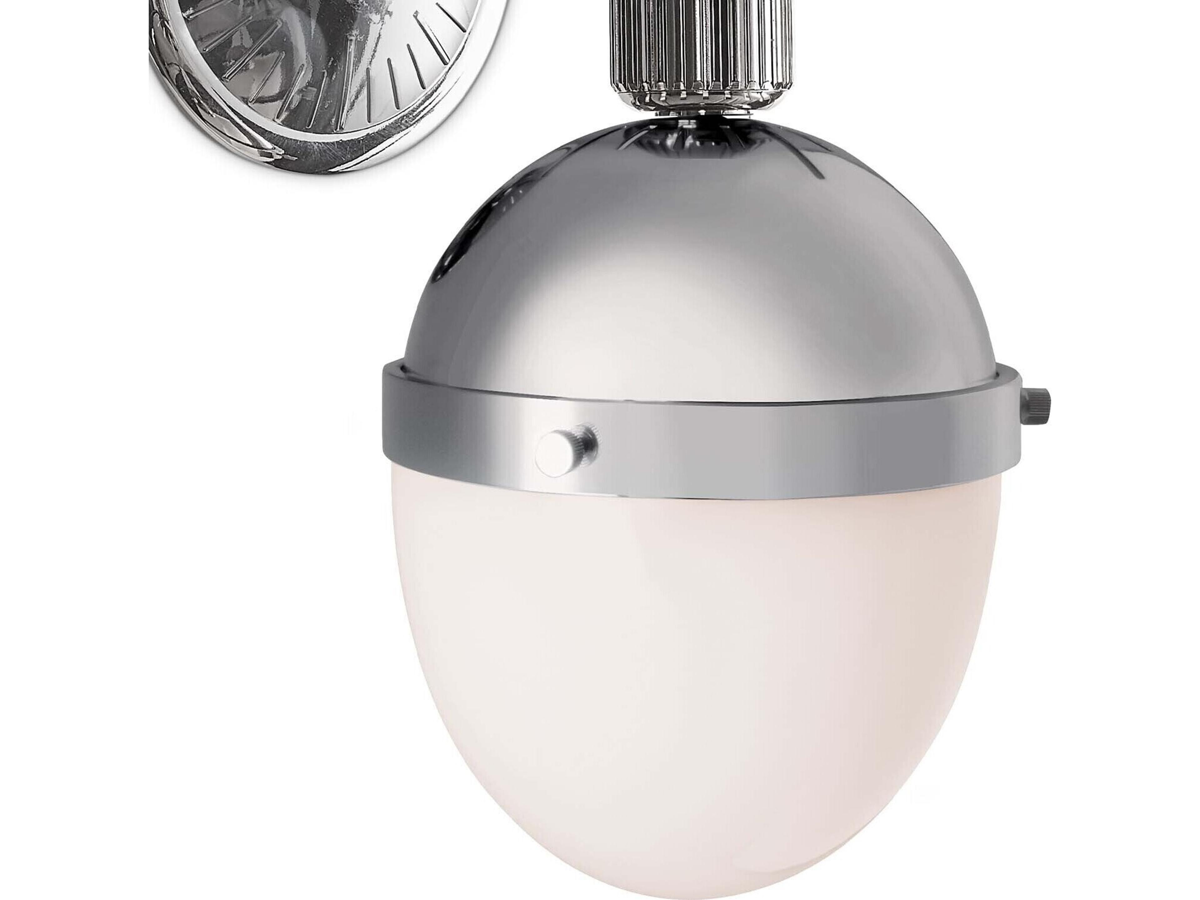 Regina Andrew Otis 1-Light Polished Nickel Wall Sconce