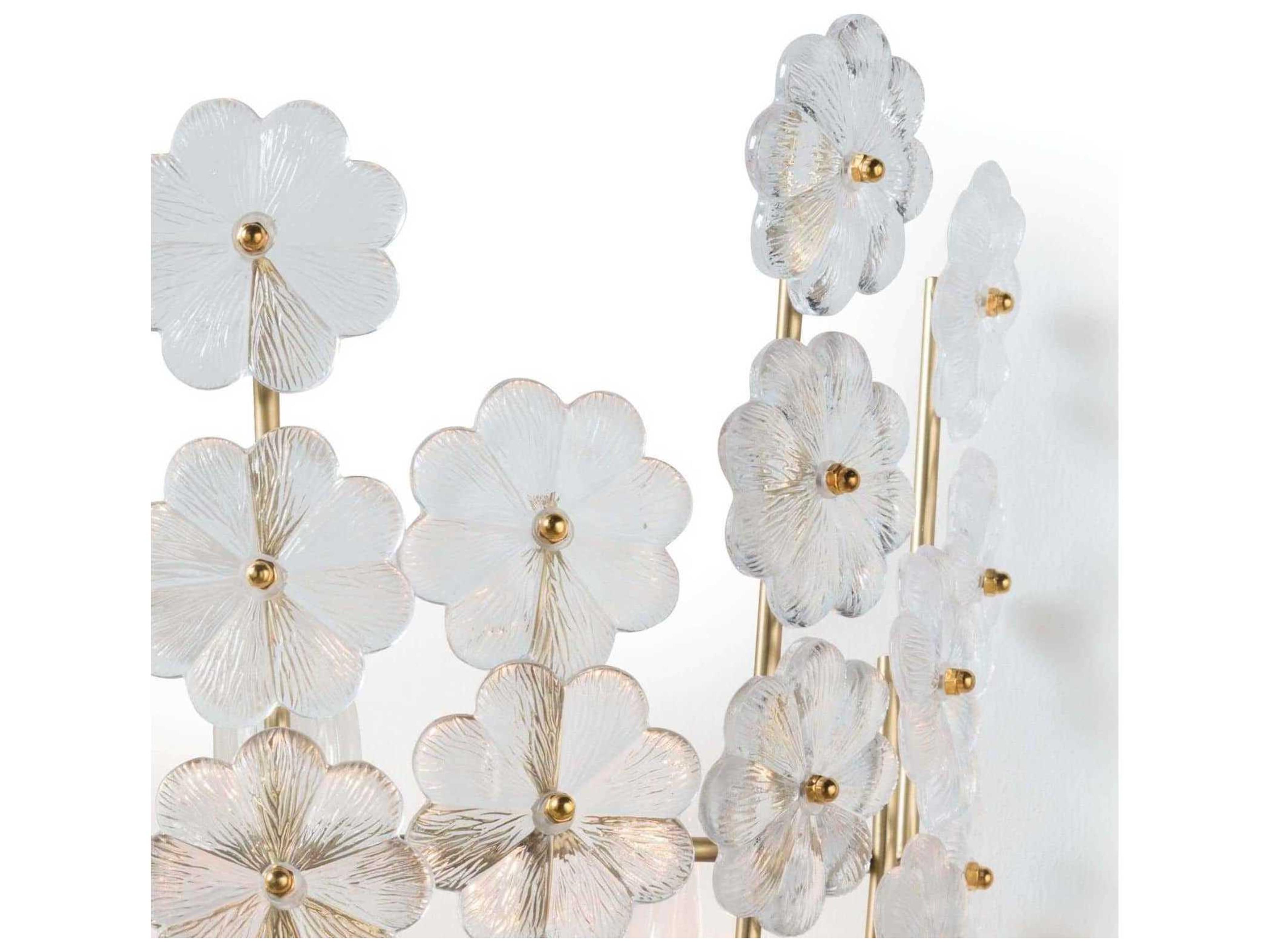 Regina Andrew Charlotte 3-Light Natural Brass Wall Sconce