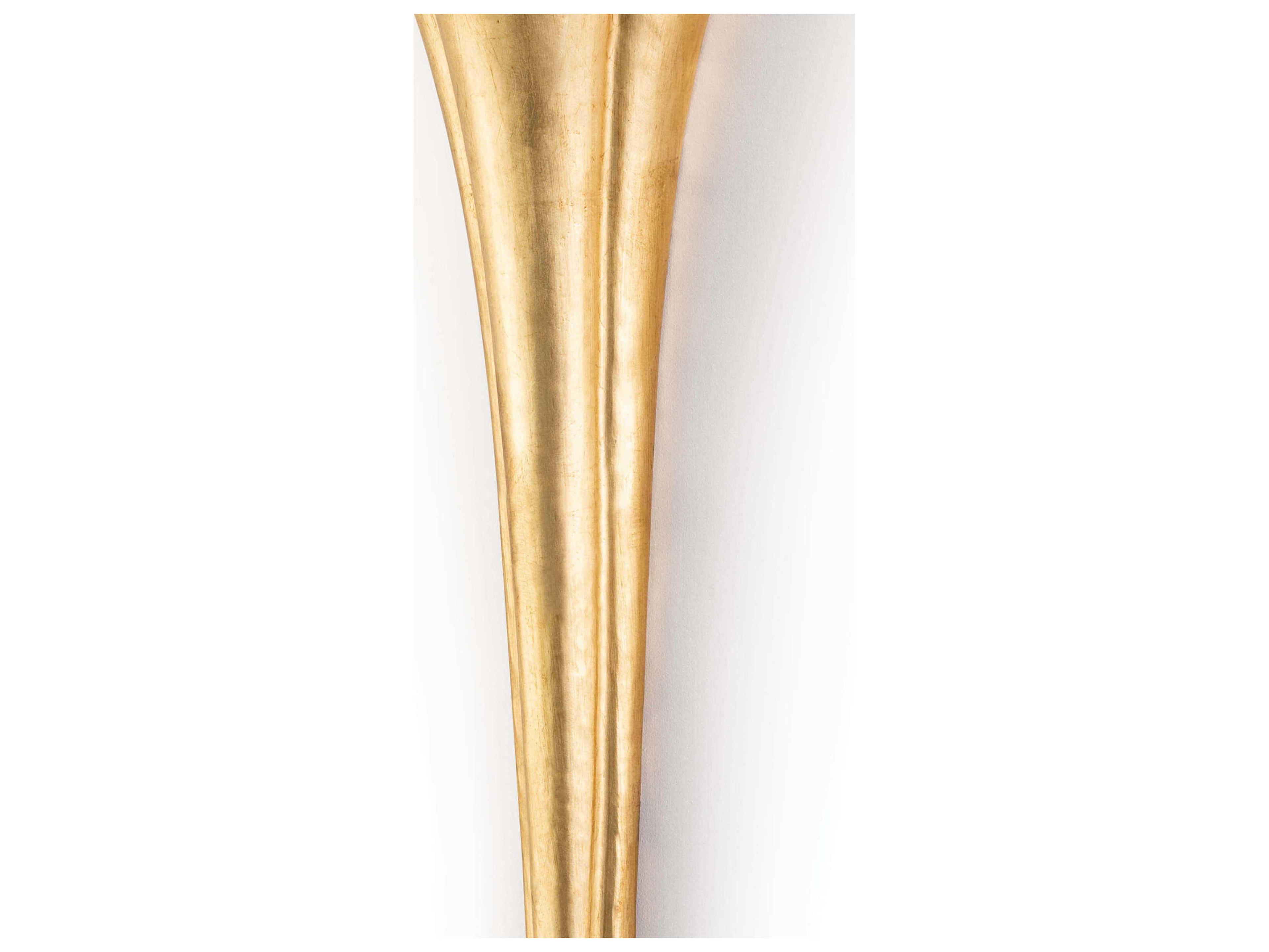 Regina Andrew Lillian 1-Light Gold Leaf Wall Sconce