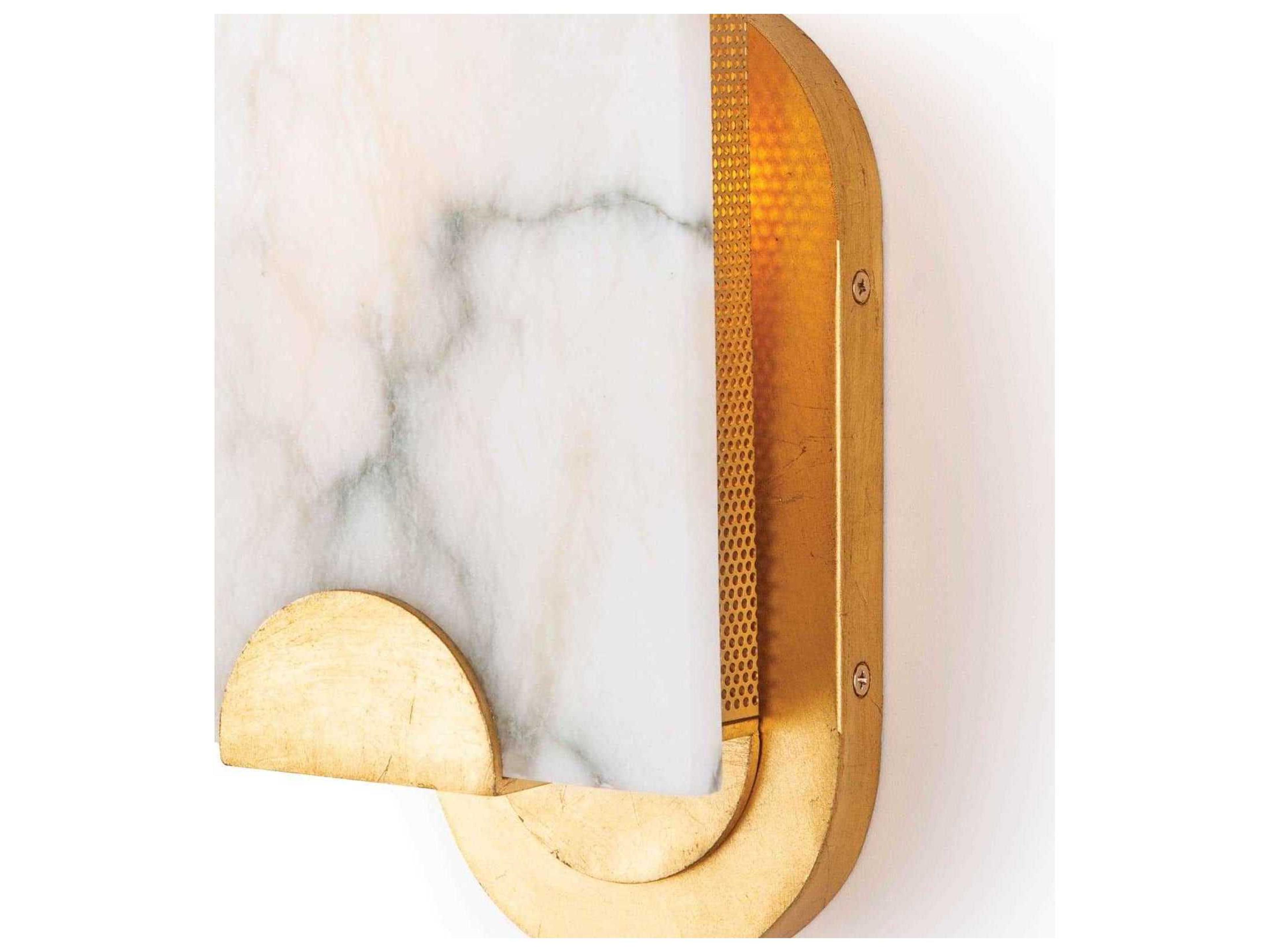 Regina Andrew 1-Light Natural Stone White Wall Sconce