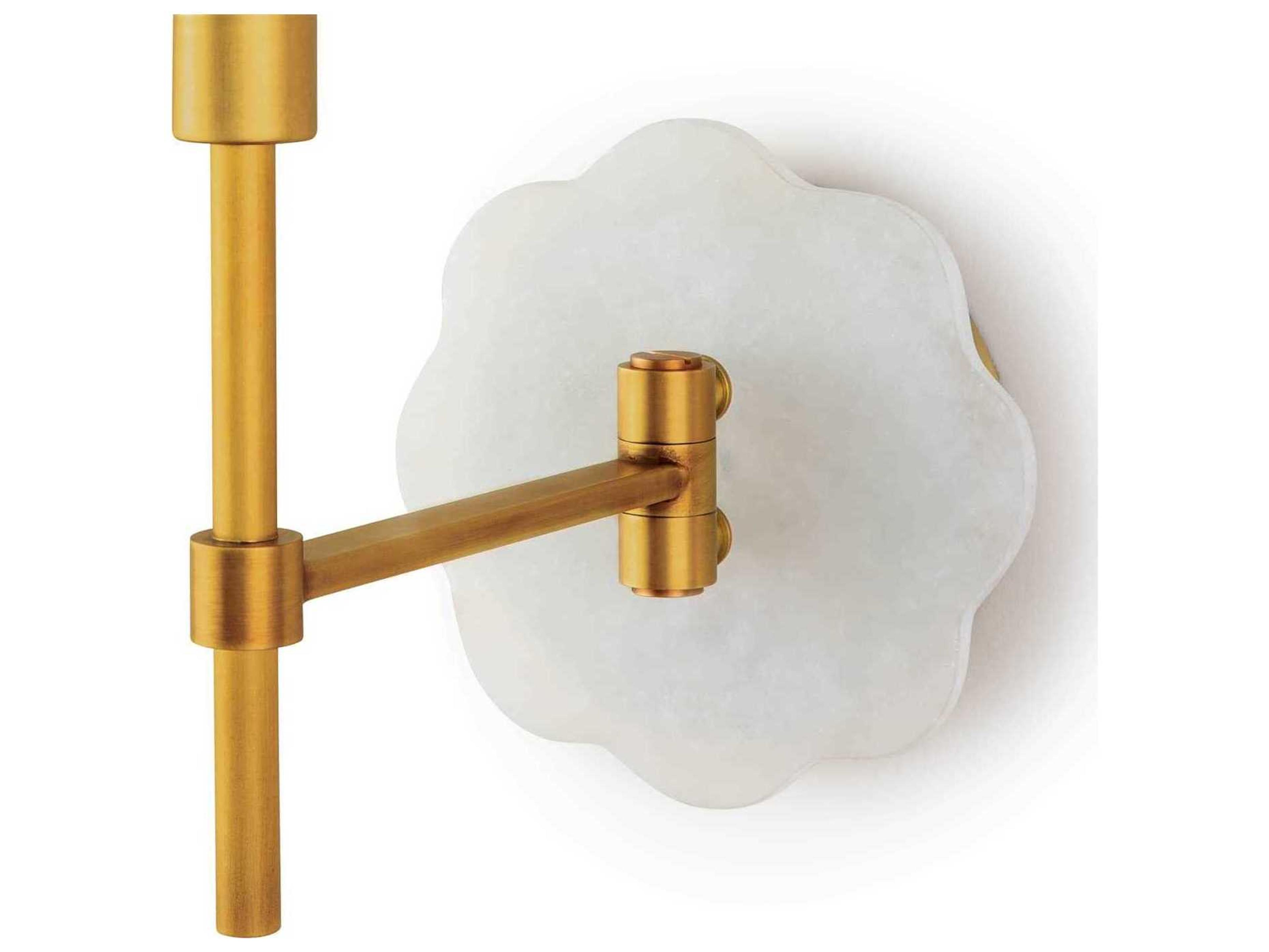 Regina Andrew 1-Light Natural Brass Wall Sconce