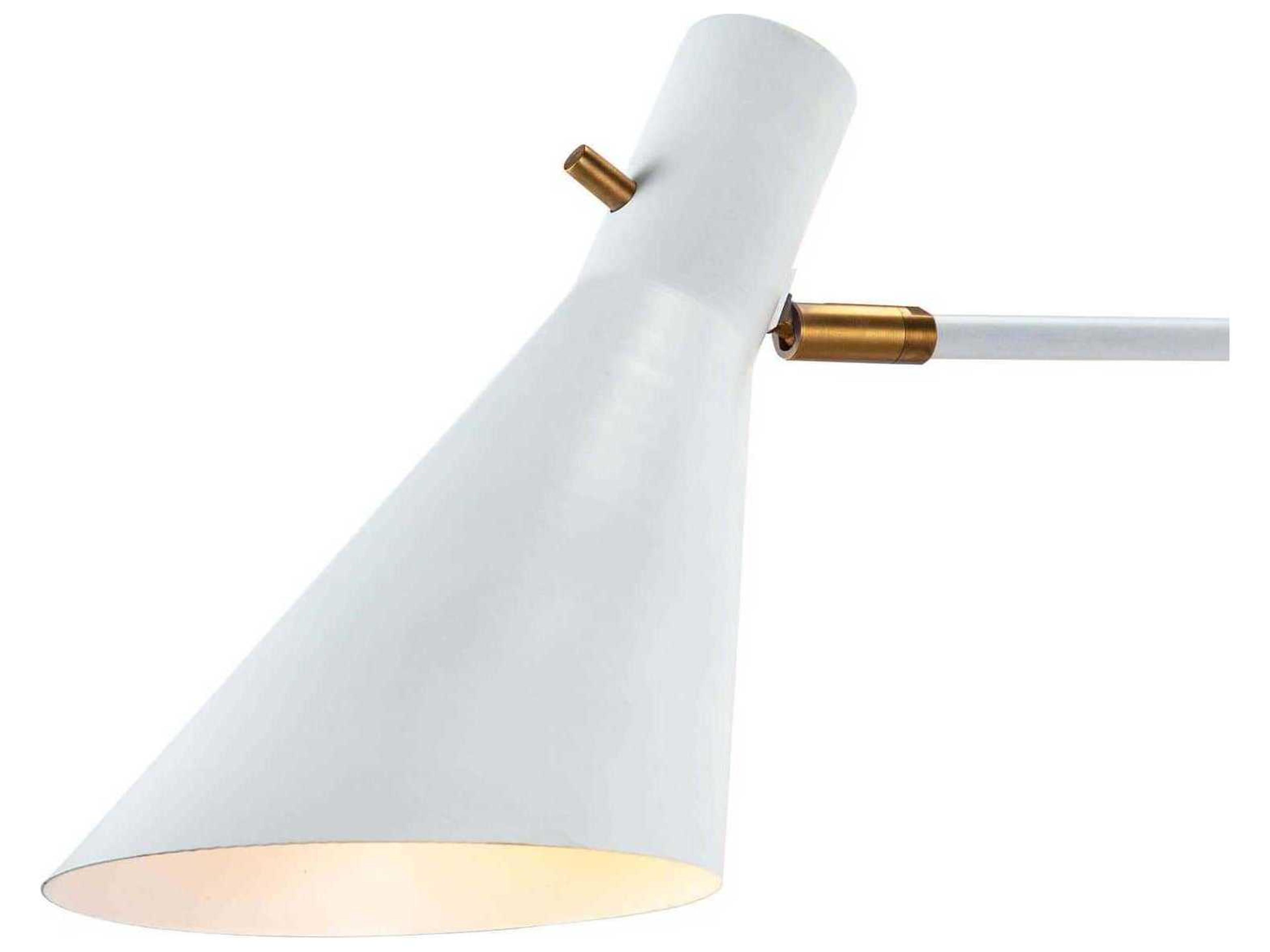 Regina Andrew Spyder 2-Light White Wall Sconce