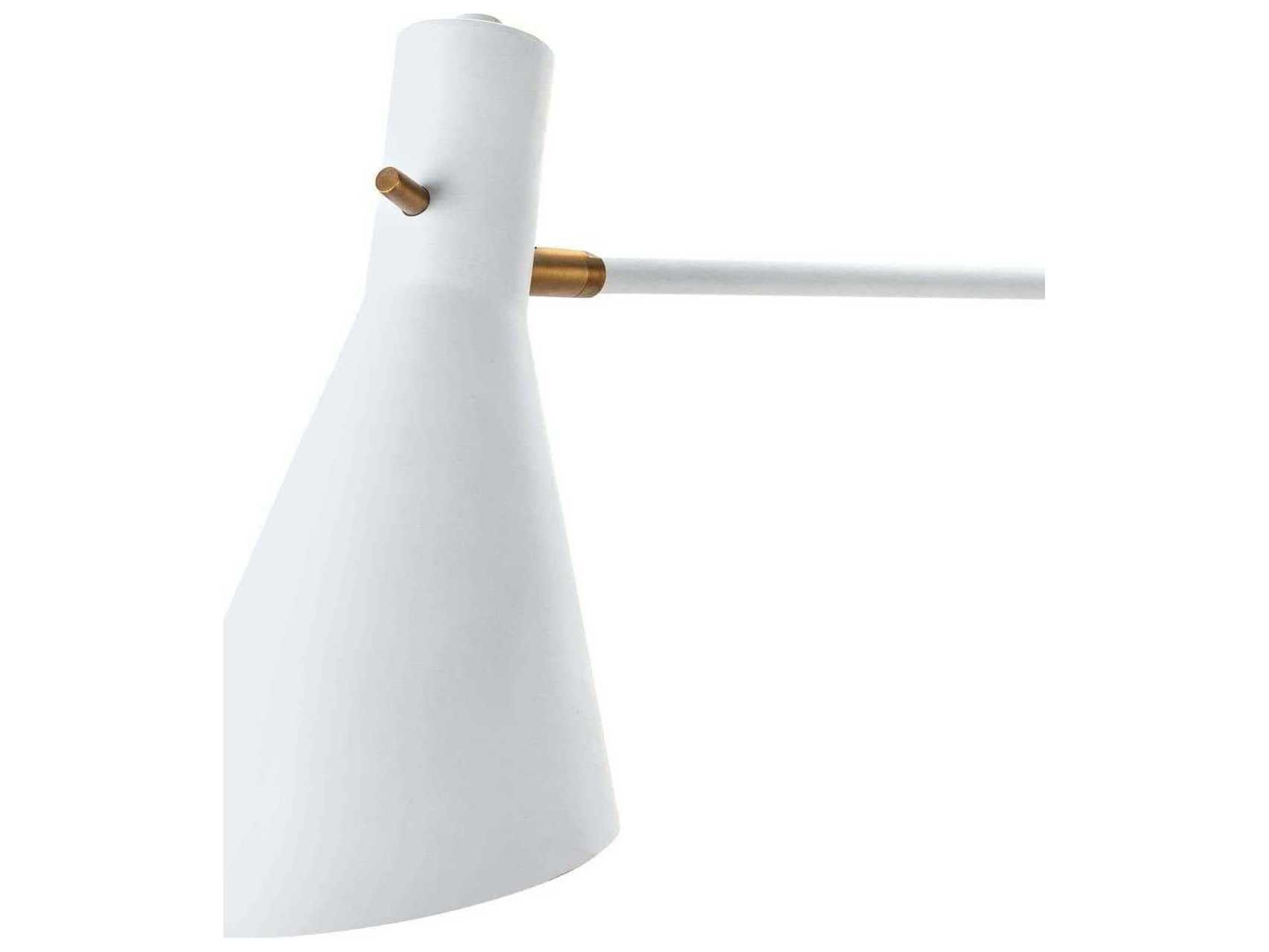 Regina Andrew Spyder 2-Light White Wall Sconce