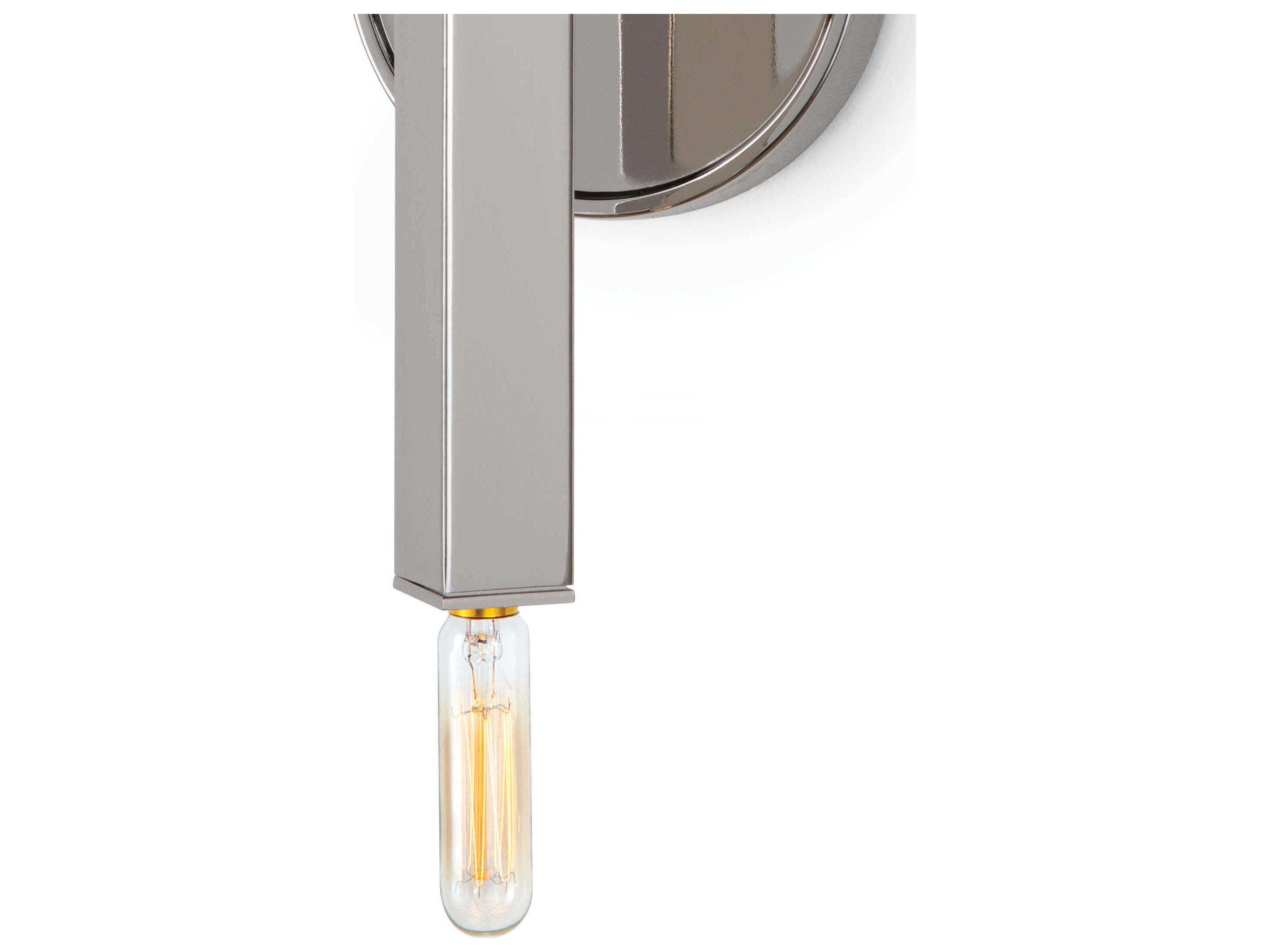 Regina Andrew Viper 2-Light Polished Nickel Wall Sconce