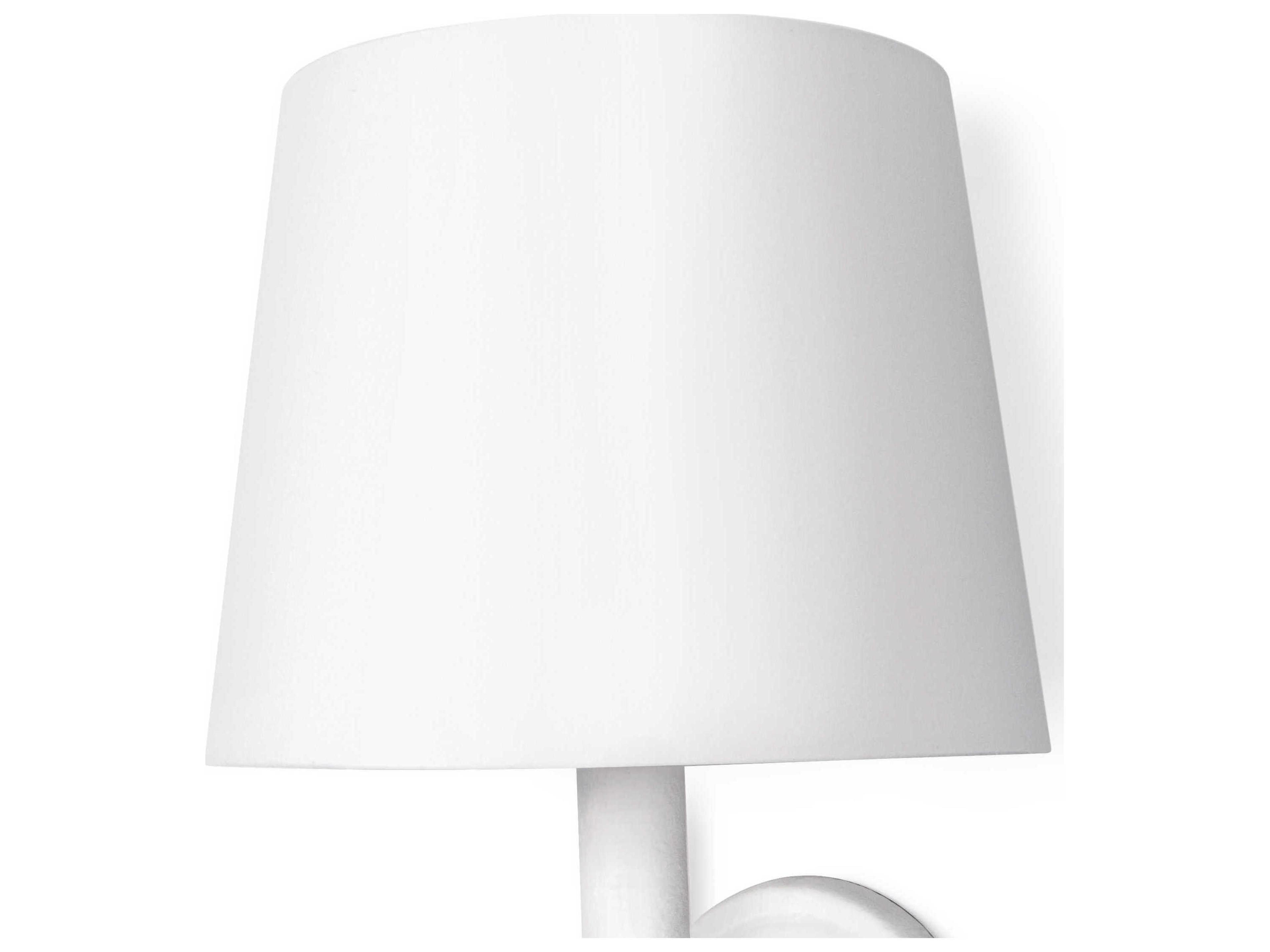 Regina Andrew Hope 1-Light White Wall Sconce