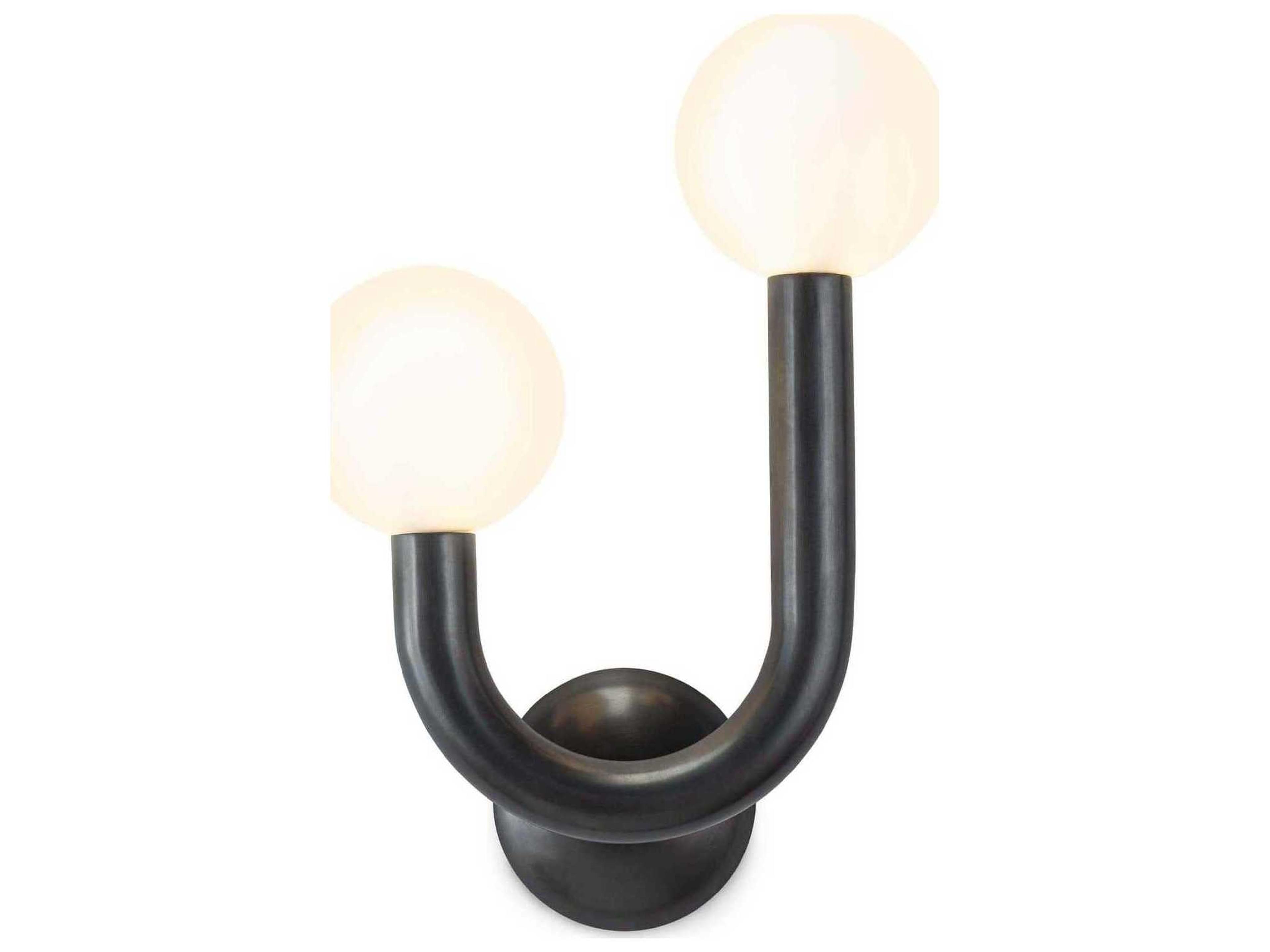Regina Andrew Happy 2-Light Oil Rubbed Bronze Glass LED Wall Sconce