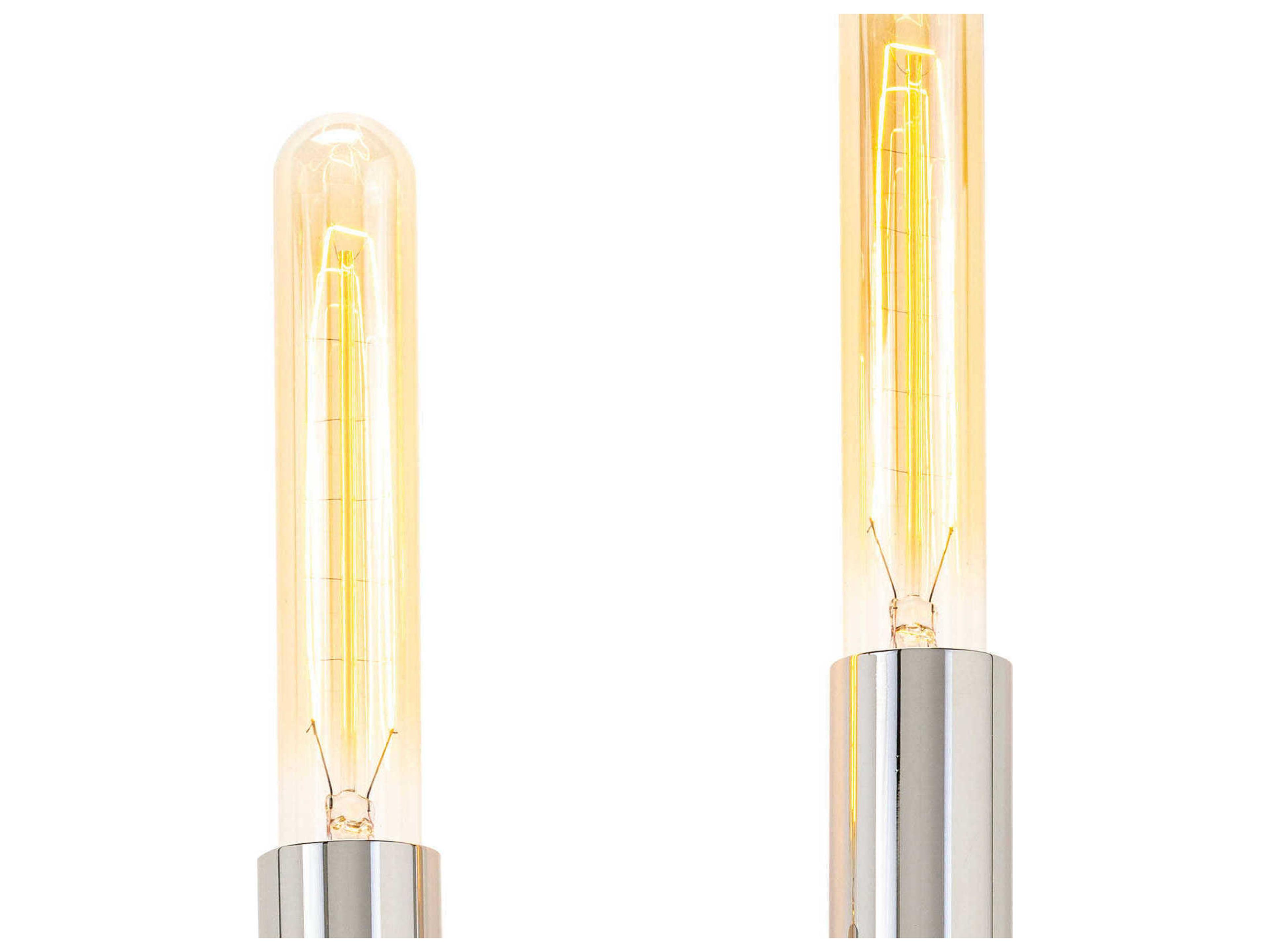 Regina Andrew Wolfe 2-Light Polished Nickel Wall Sconce