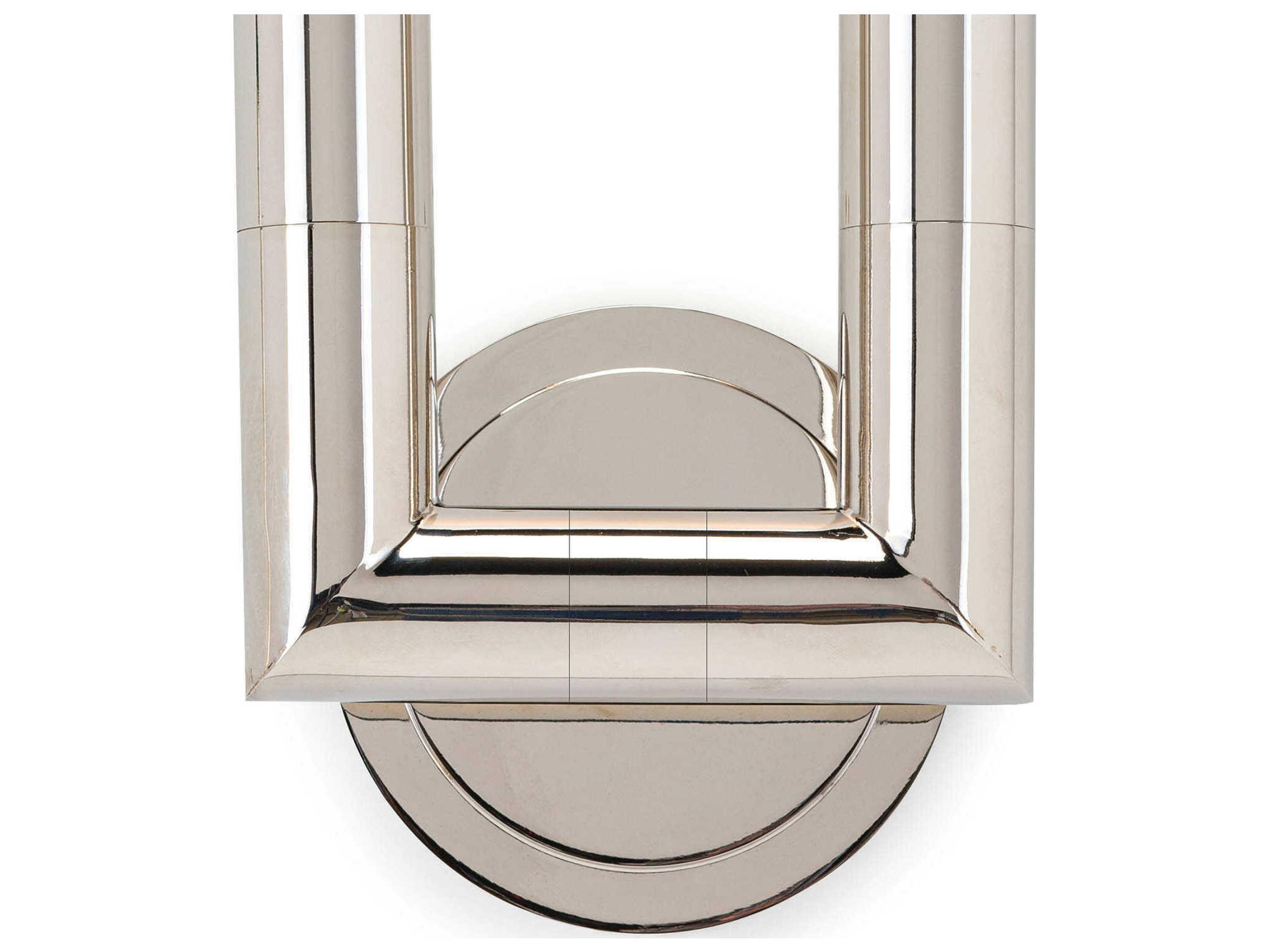 Regina Andrew Wolfe 2-Light Polished Nickel Wall Sconce