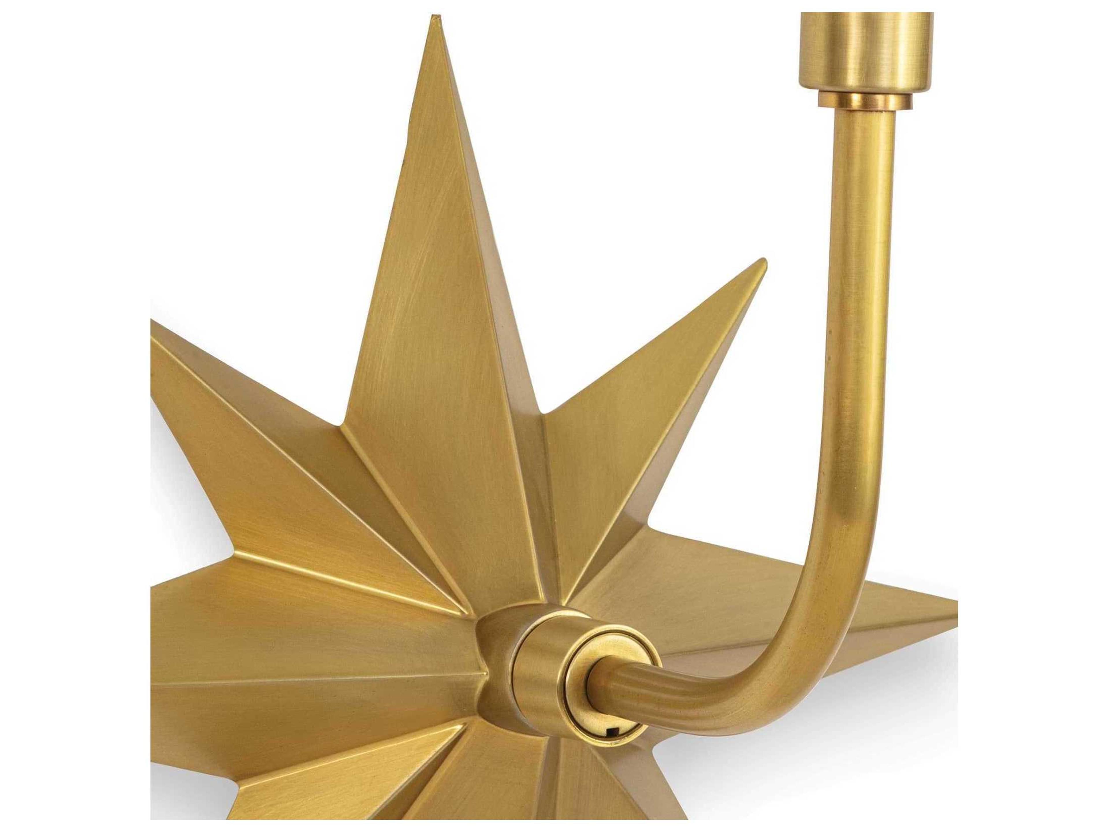 Regina Andrew 1-Light Natural Brass Wall Sconce