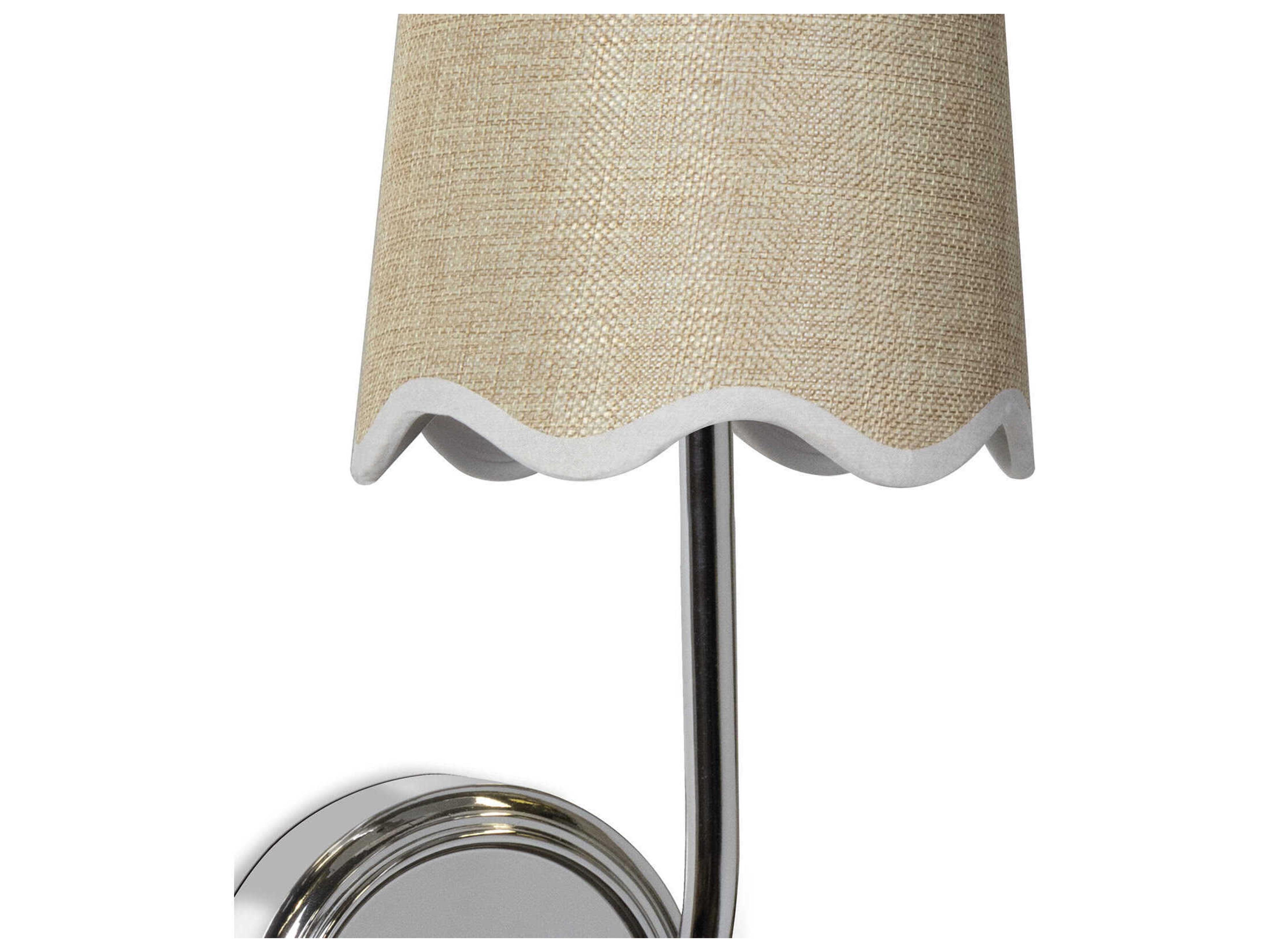 Regina Andrew 1-Light Polished Nickel Wall Sconce