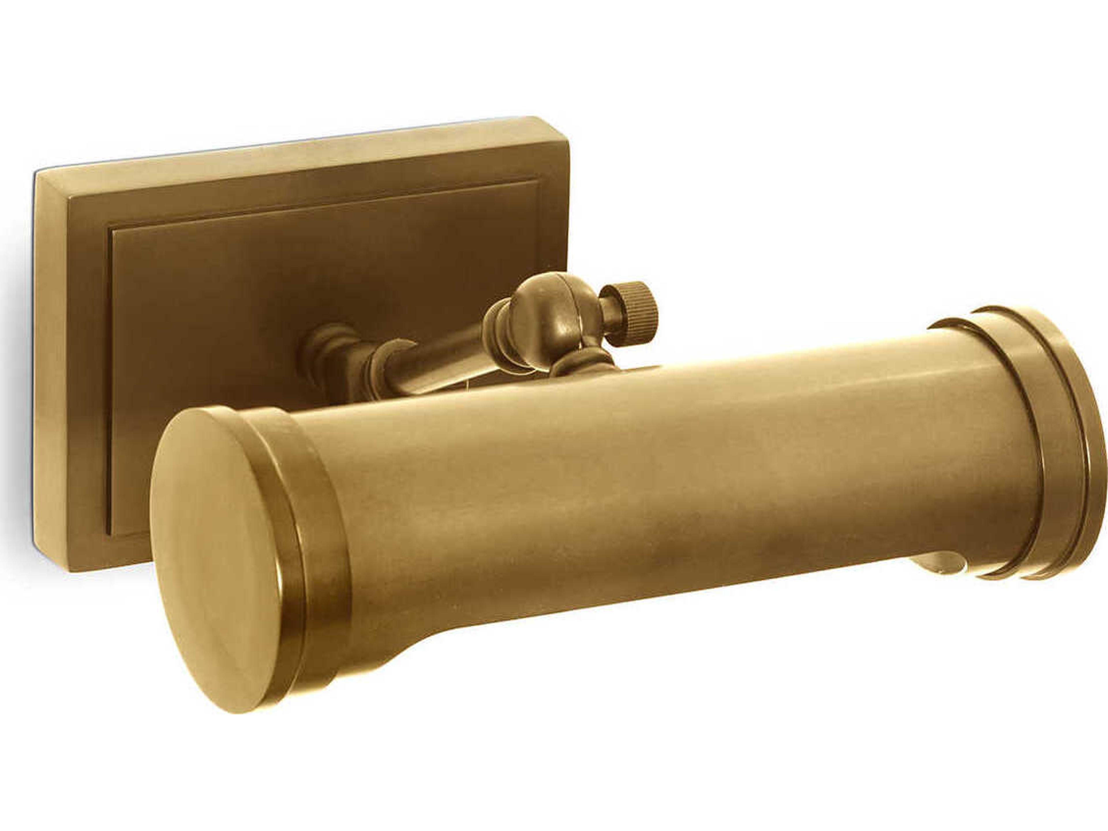 Tate 1-Light Natural Brass Picture Light