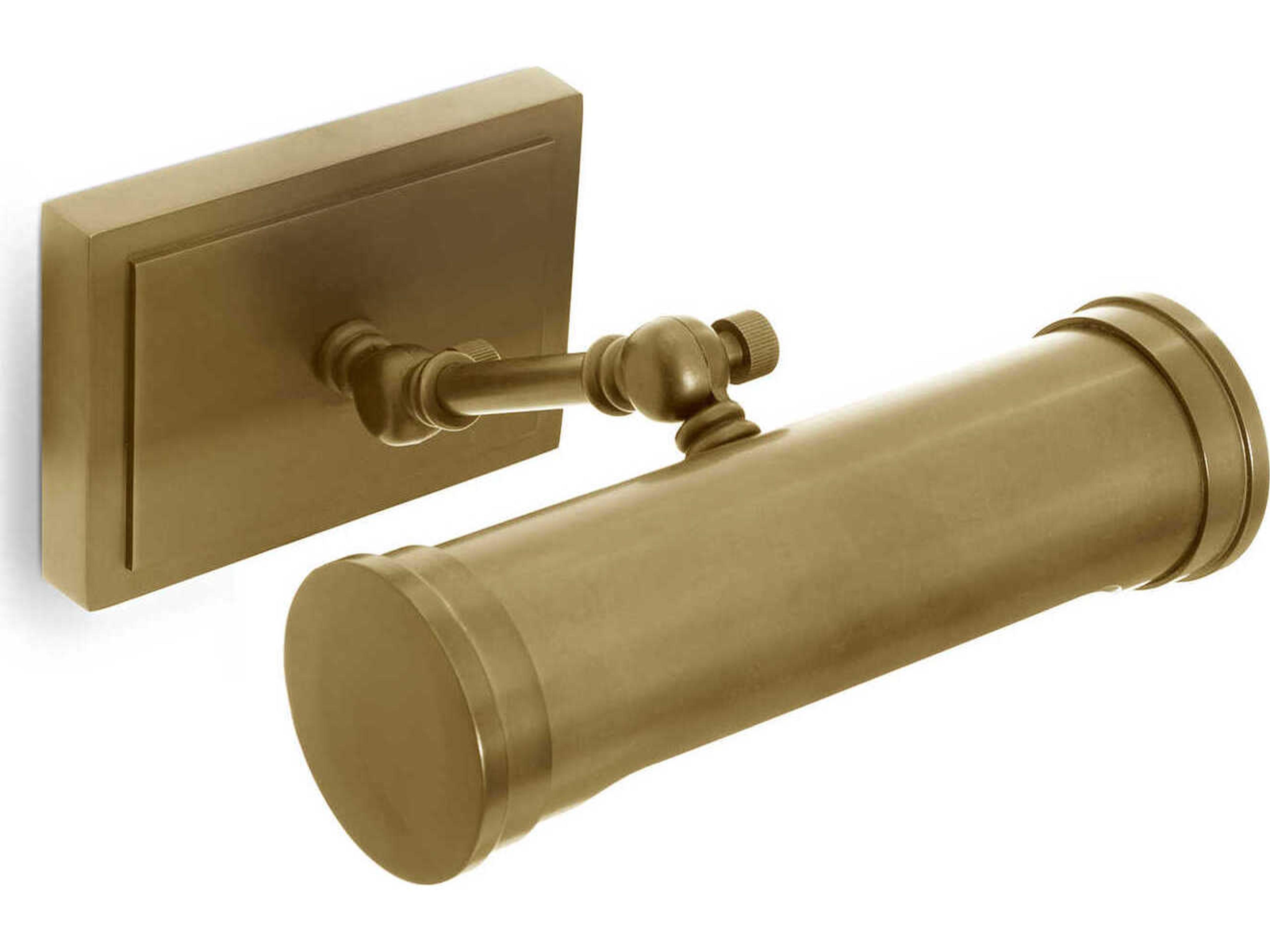 Regina Andrew Tate 1-Light Natural Brass Picture Light