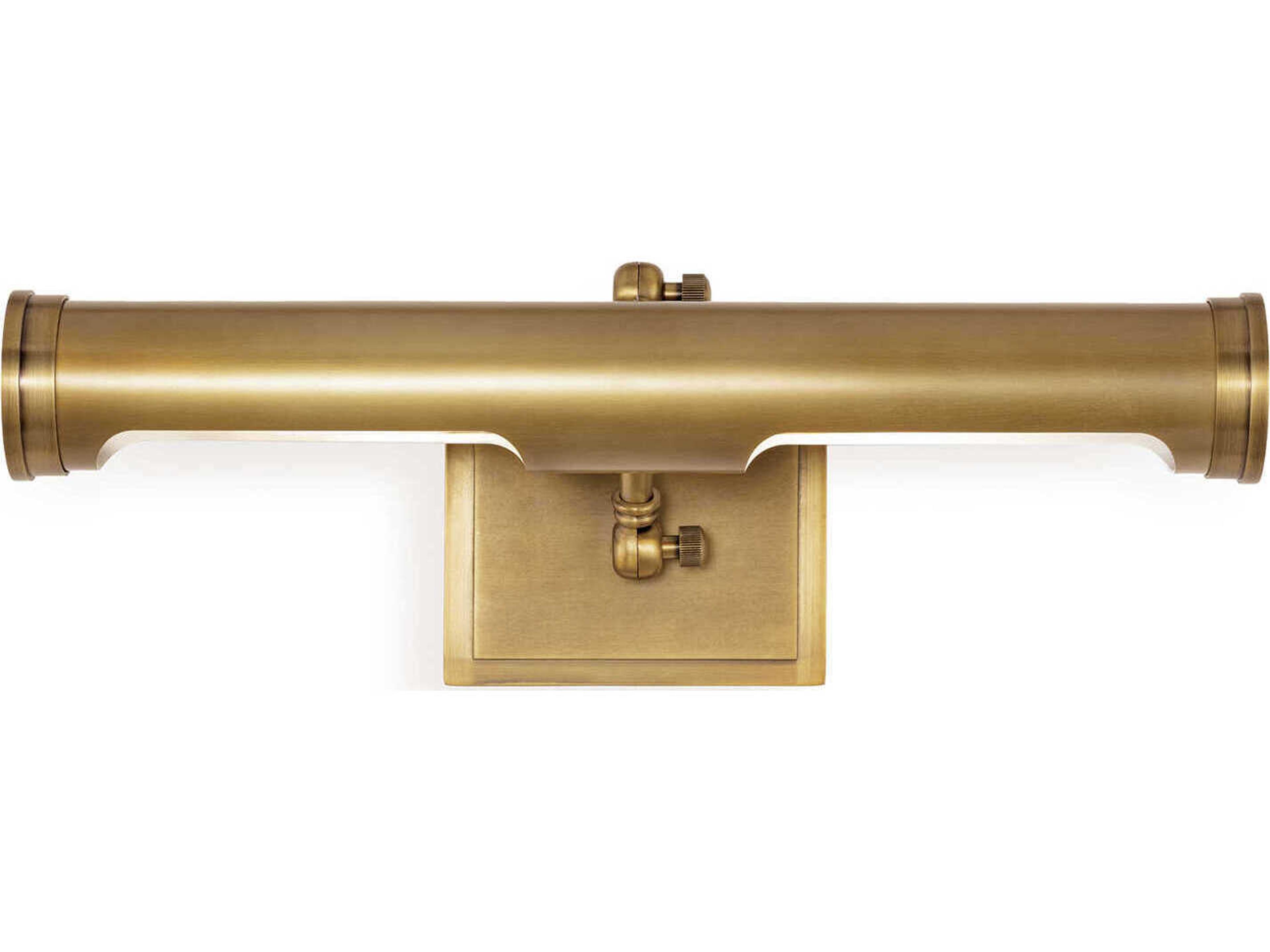 Regina Andrew Tate 2-Light Natural Brass Picture Light