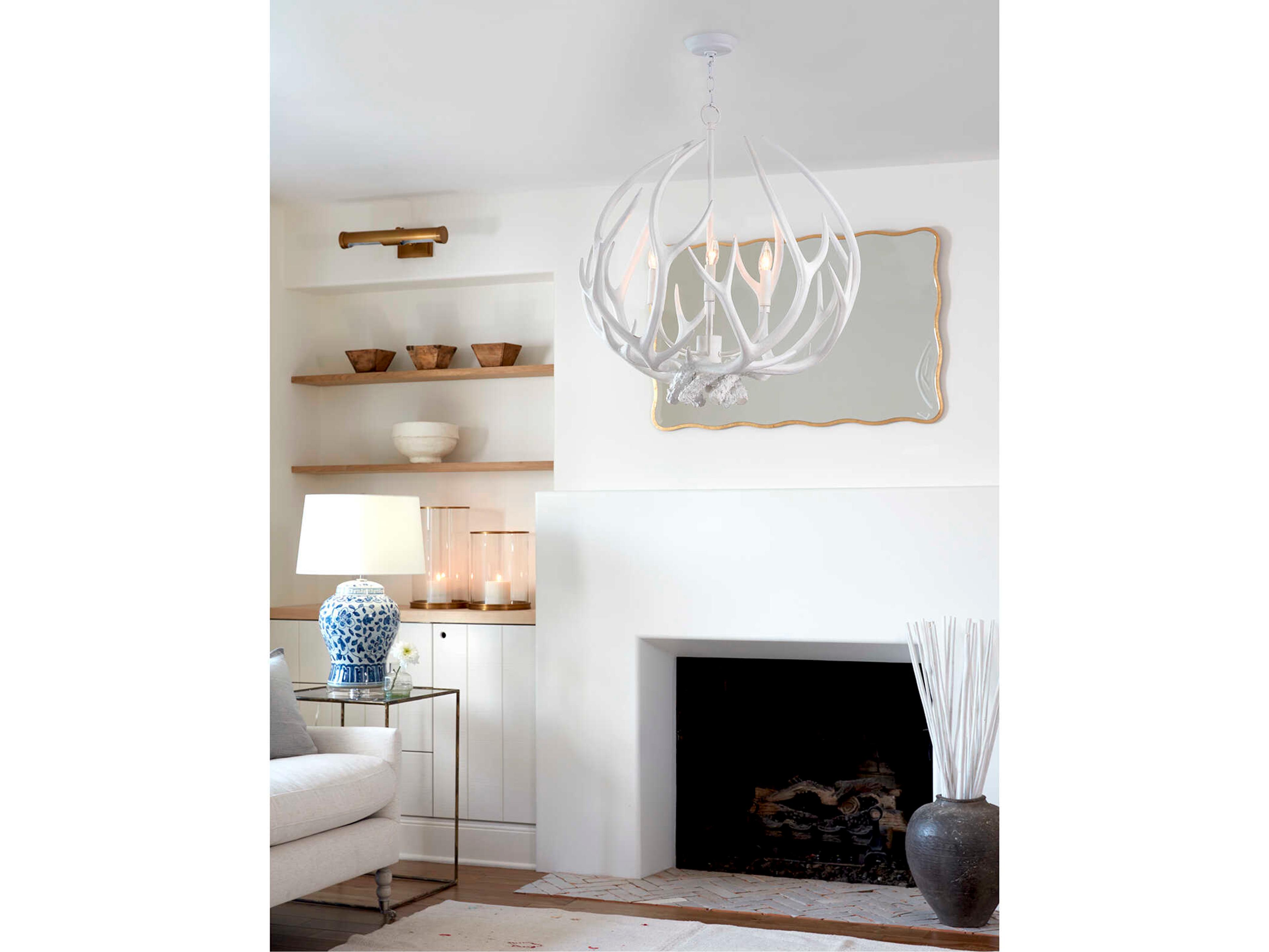 Regina Andrew Tate 2-Light Natural Brass Picture Light