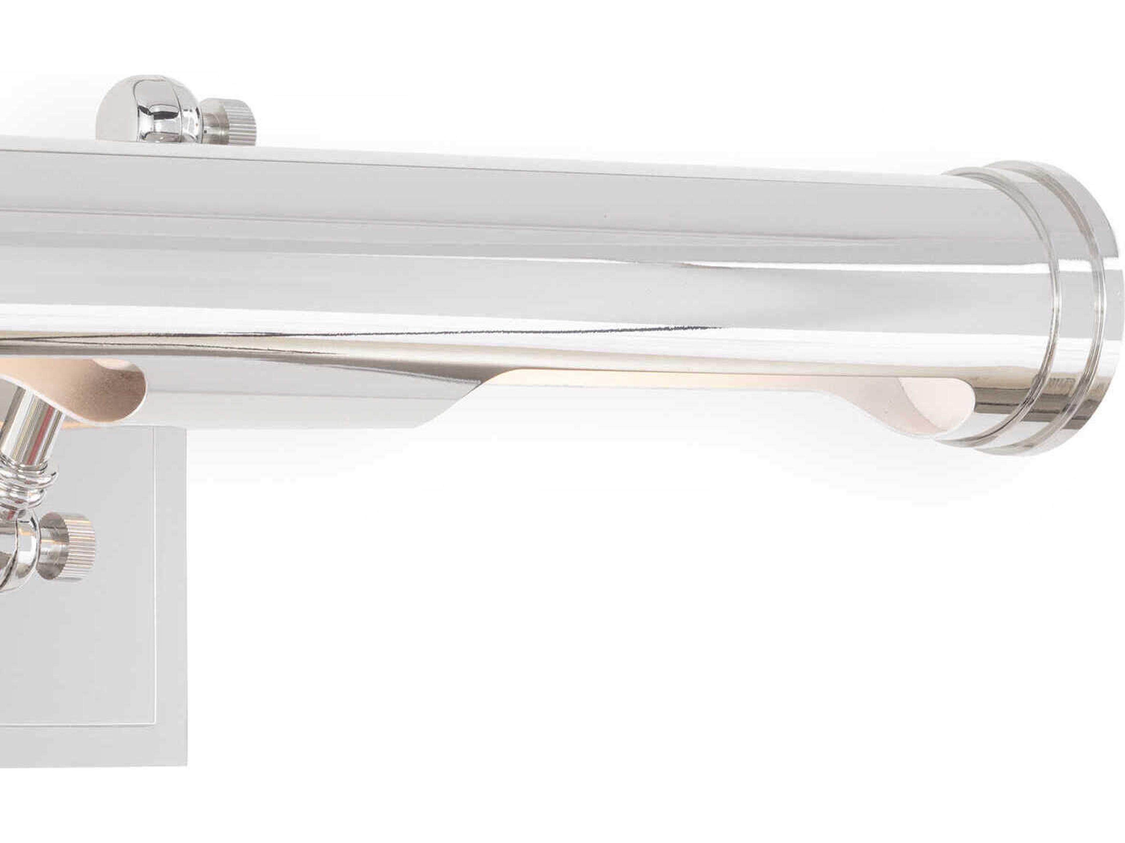 Regina Andrew Tate 2-Light Polished Nickel Picture Light